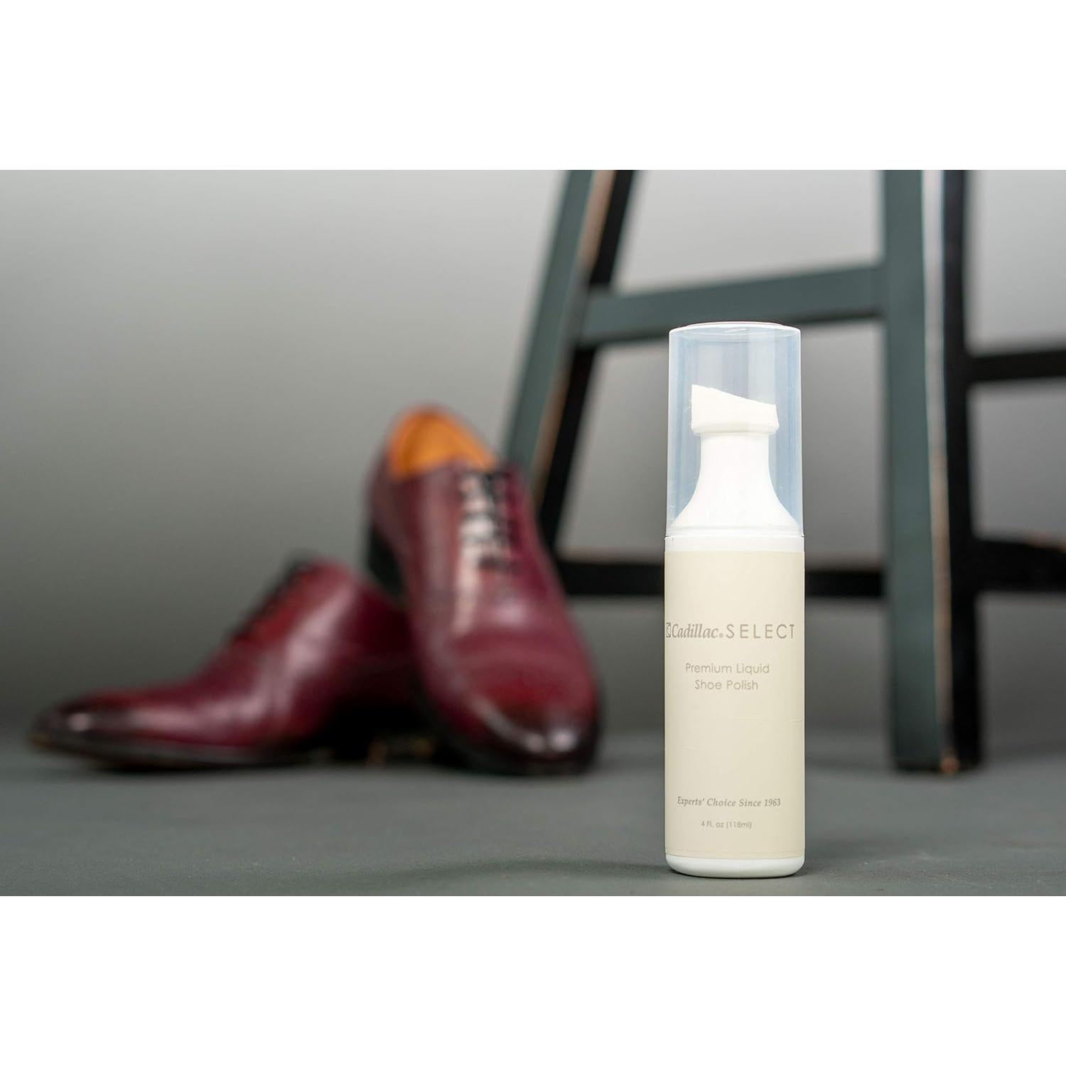 Pulidor Líquido para Zapatos Cadillac Select 159g con Aplicador