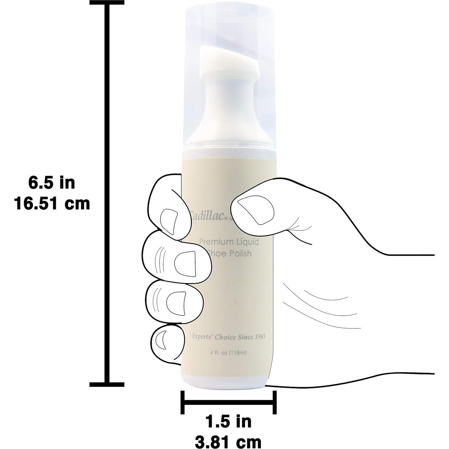 Pulidor Líquido para Zapatos Cadillac Select 159g con Aplicador