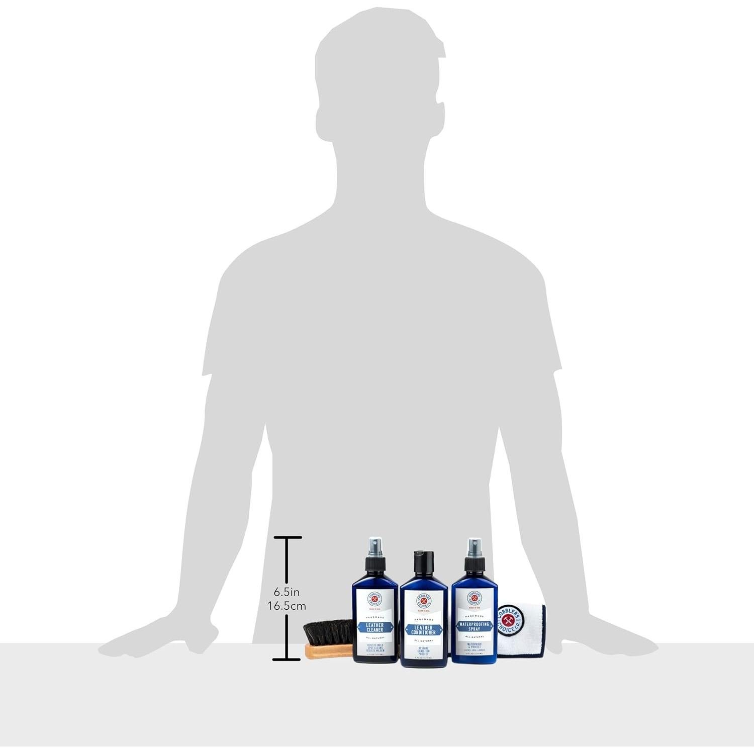 Kit de Cuidado de Cuero Cobbler's Choice - 5 Piezas Naturales