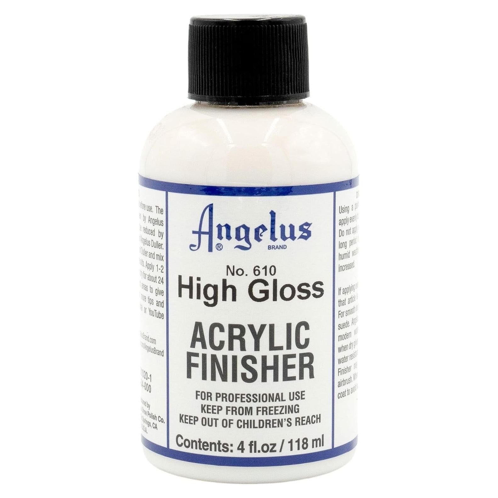 Acabado Acrílico Brillante Angelus 118.3 ml para Cuero