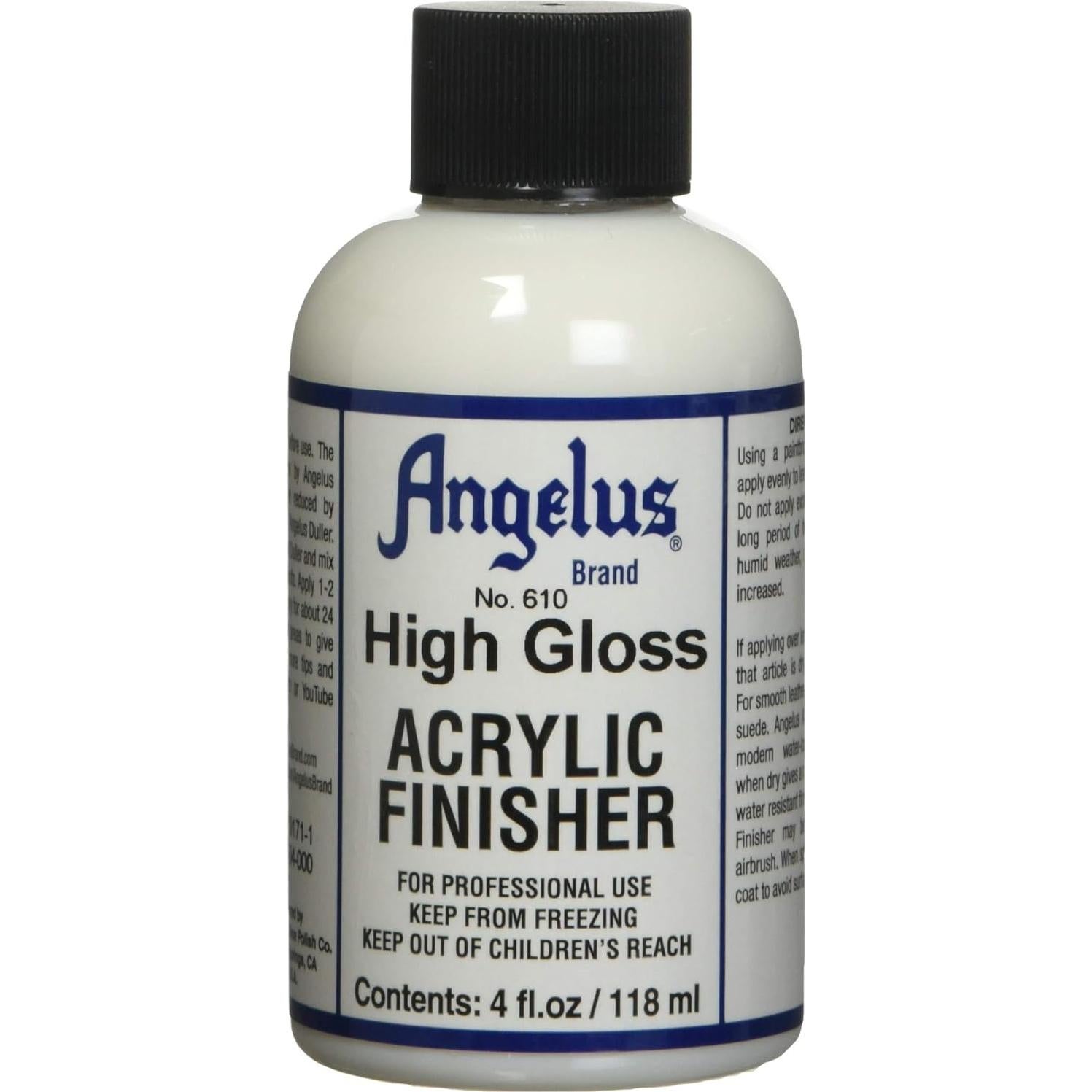 Acabado Acrílico Brillante Angelus 118.3 ml para Cuero