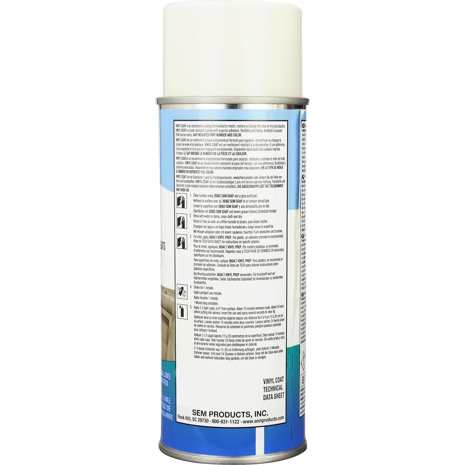 Aerosol SEM Vinilo Marino Coat Ranger White 355 ml