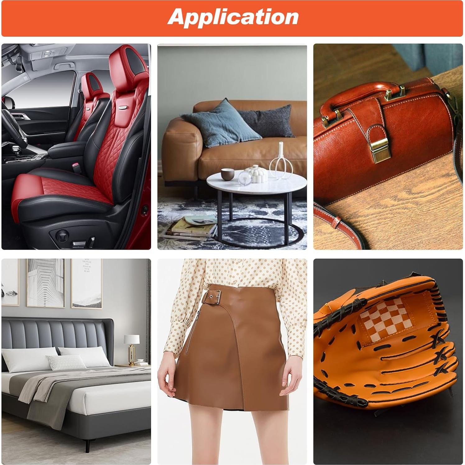 Bálsamo Restaurador de Color para Cuero Grpoche 272g Marrón Rojo