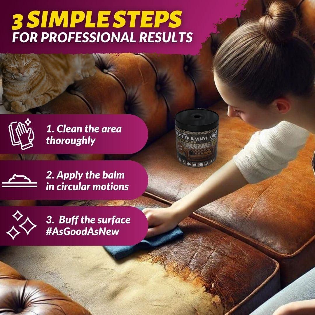 Bálsamo de Recoloración COCONIX - Negro Puro para Cuero y Vinilo