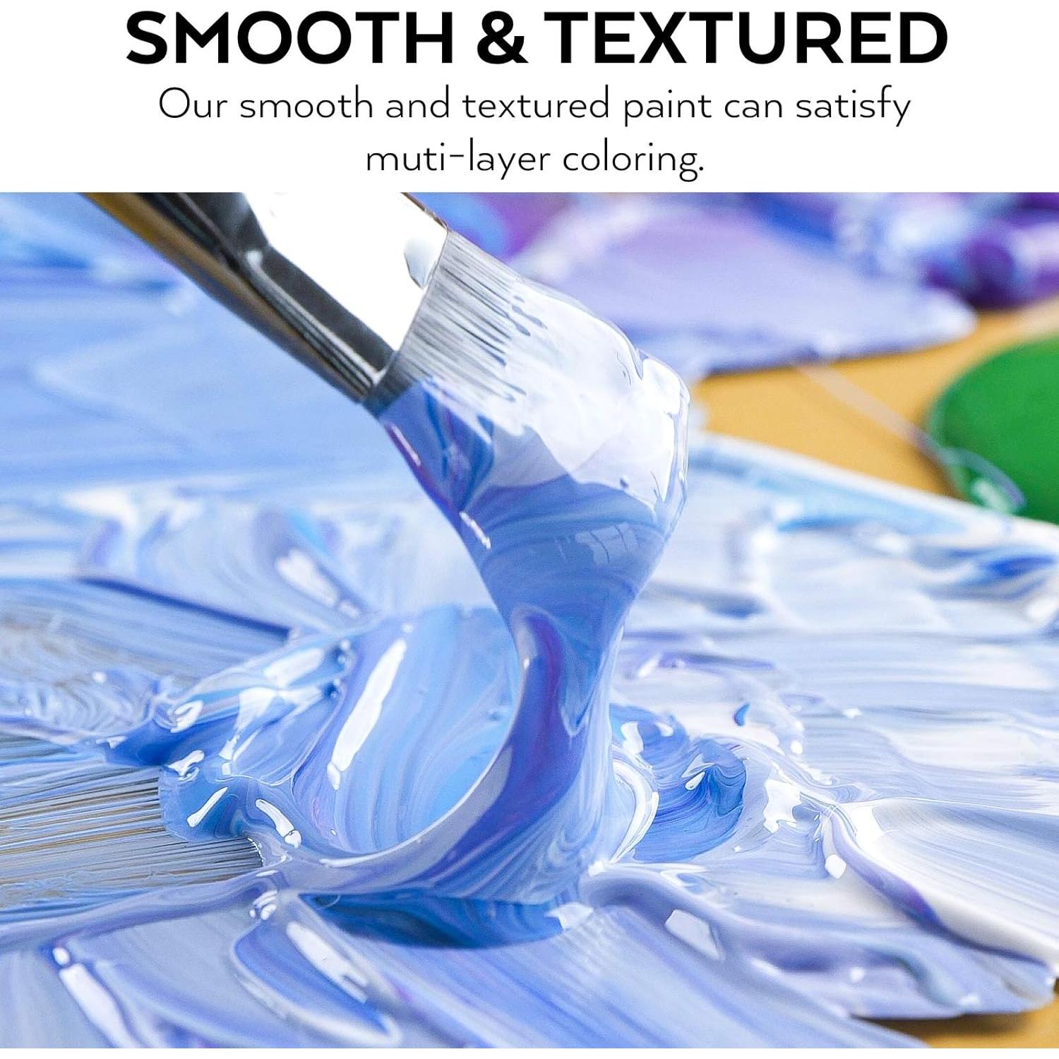 Set de Pintura Acrílica Nicpro 18 Colores 250ml No Tóxicos