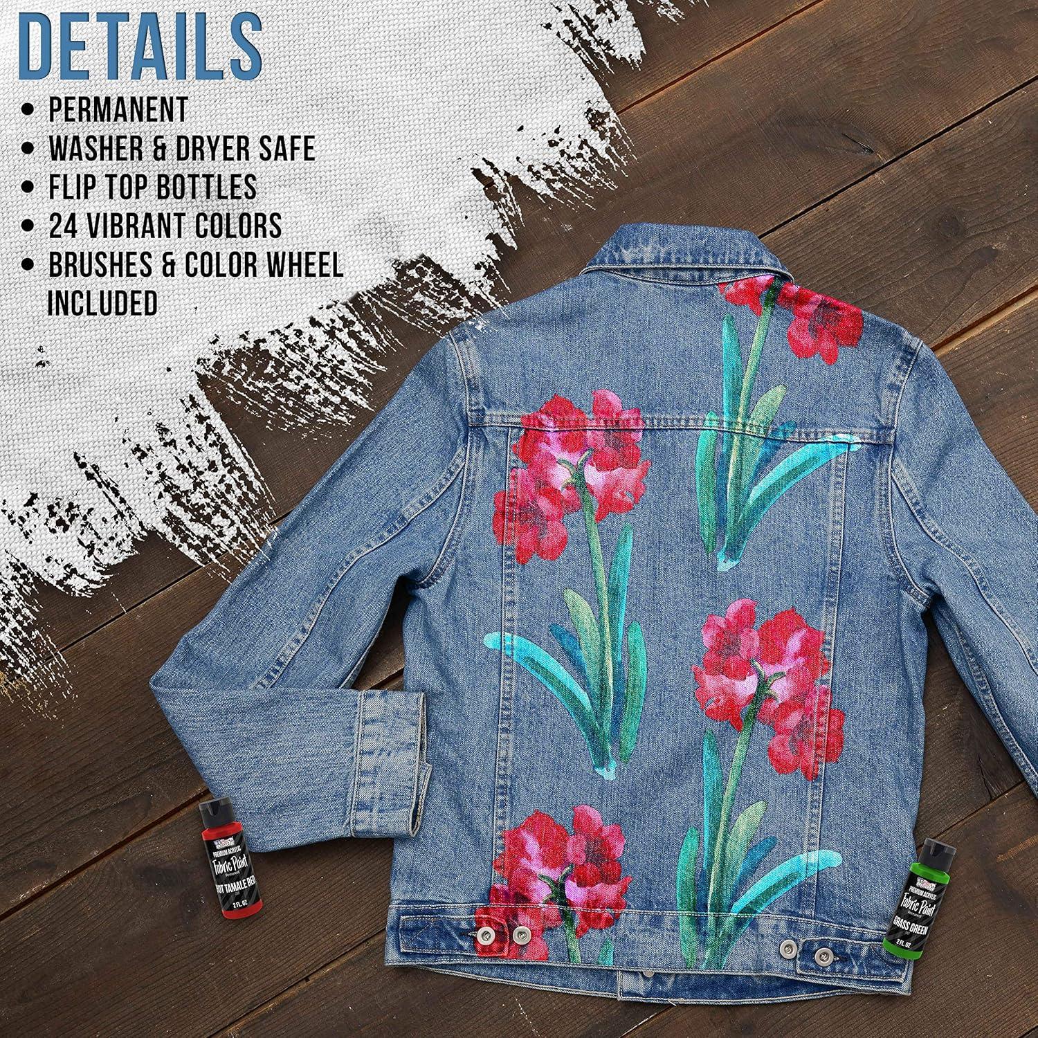 Juego de Pintura Acrílica Permanente U.S. Art Supply 24 Colores 2oz