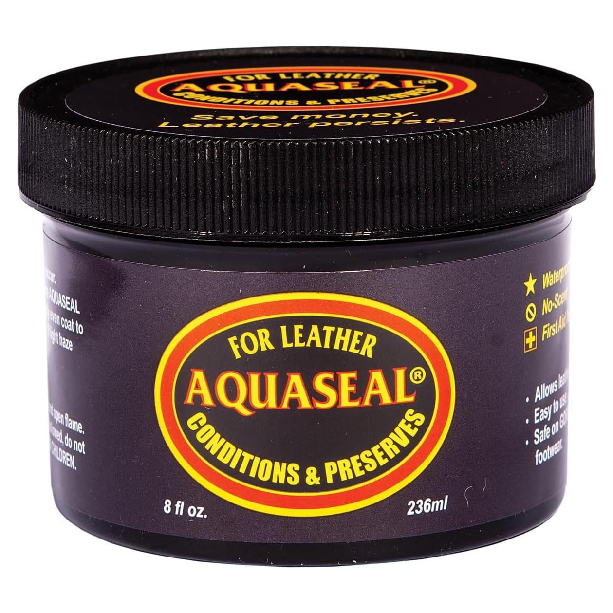 Crema Impermeabilizante para Cuero AQUA SEAL 8oz