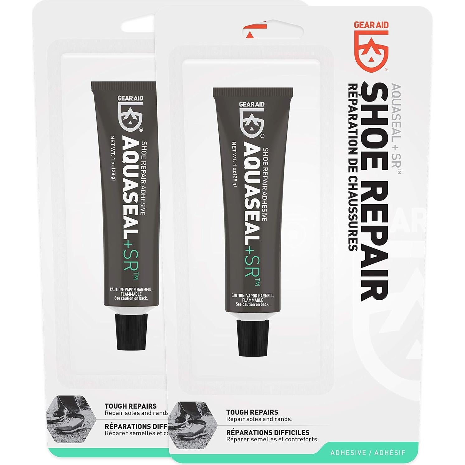 Adhesivo de Reparación GEAR AID Aquaseal SR y FD 1 oz y 0.75 oz