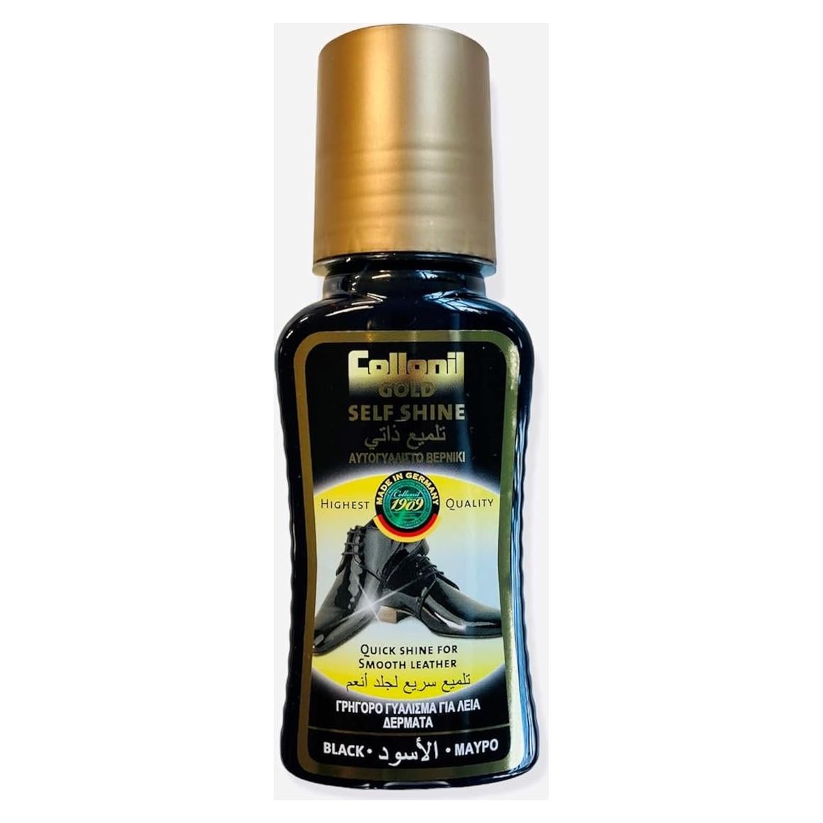 Cera para Zapatos de Cuero Collonil Auto Brillante 125 ml - Negro