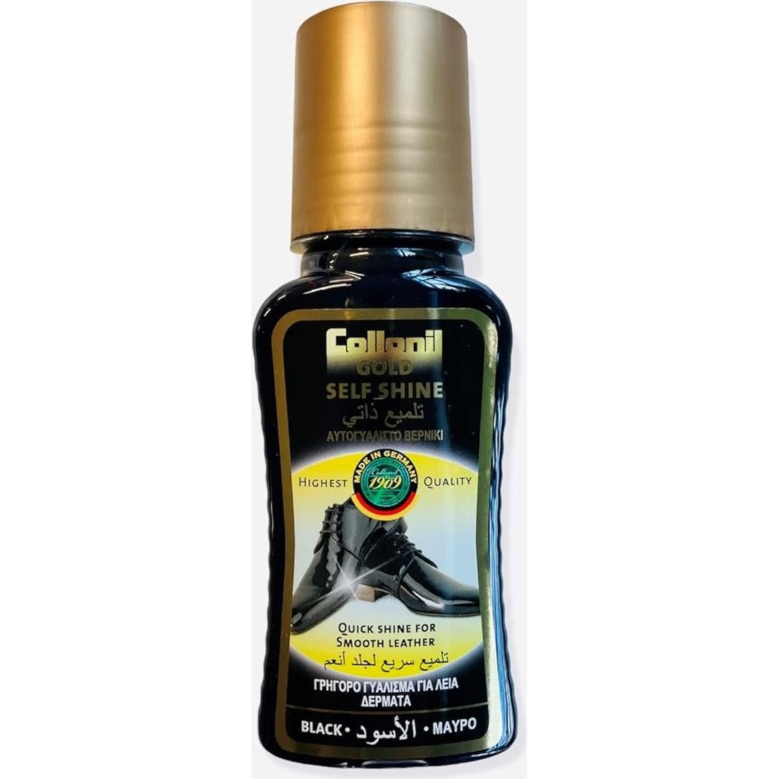 Cera para Zapatos de Cuero Collonil Auto Brillante 125 ml - Negro