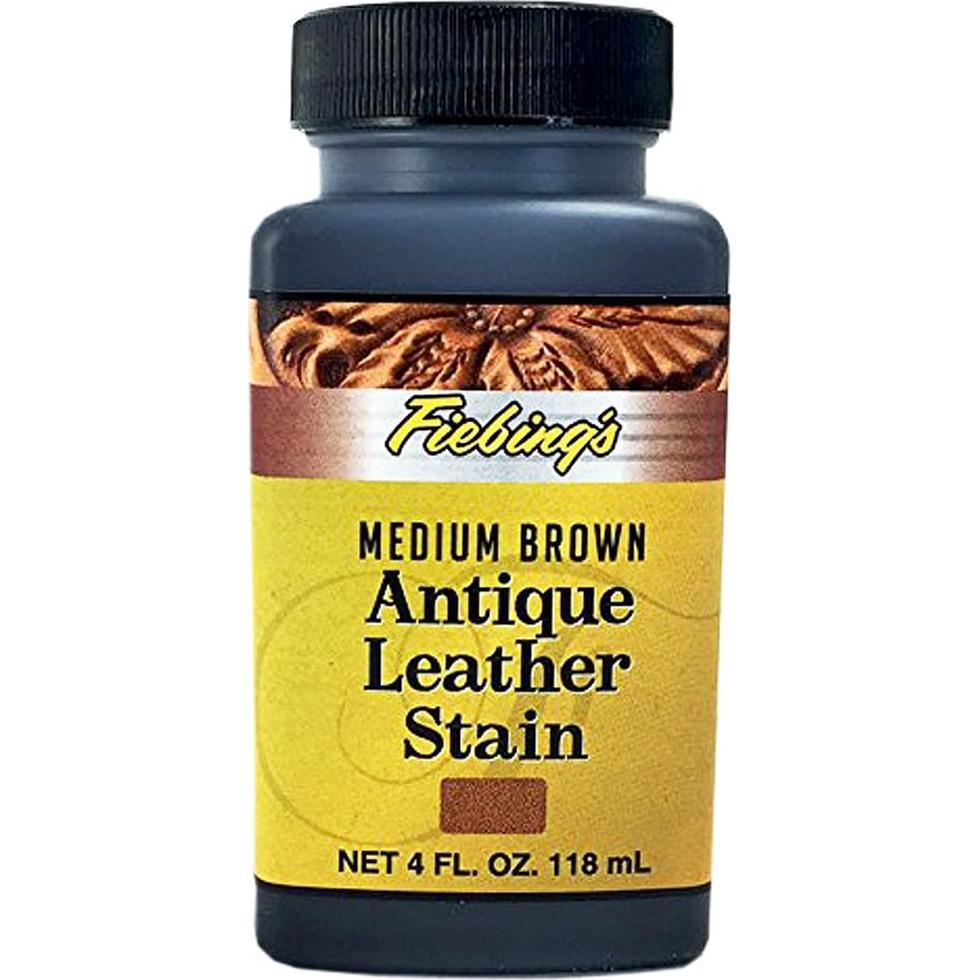 Tinte para Cuero Fiebing's Marrón Medio 118 ml Acrílico