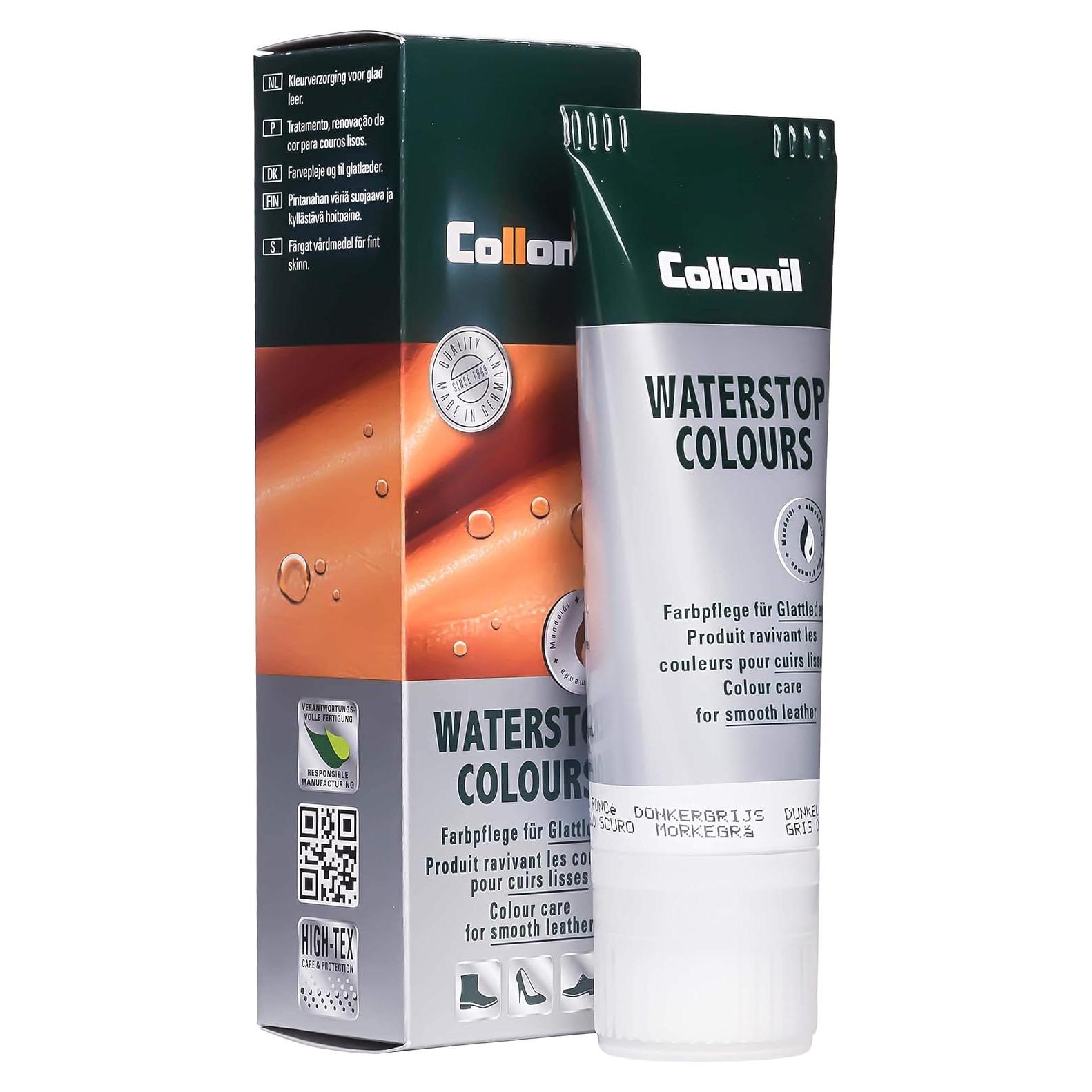 Cera Impermeabilizante Collonil Waterstop 75ml Gris Oscuro