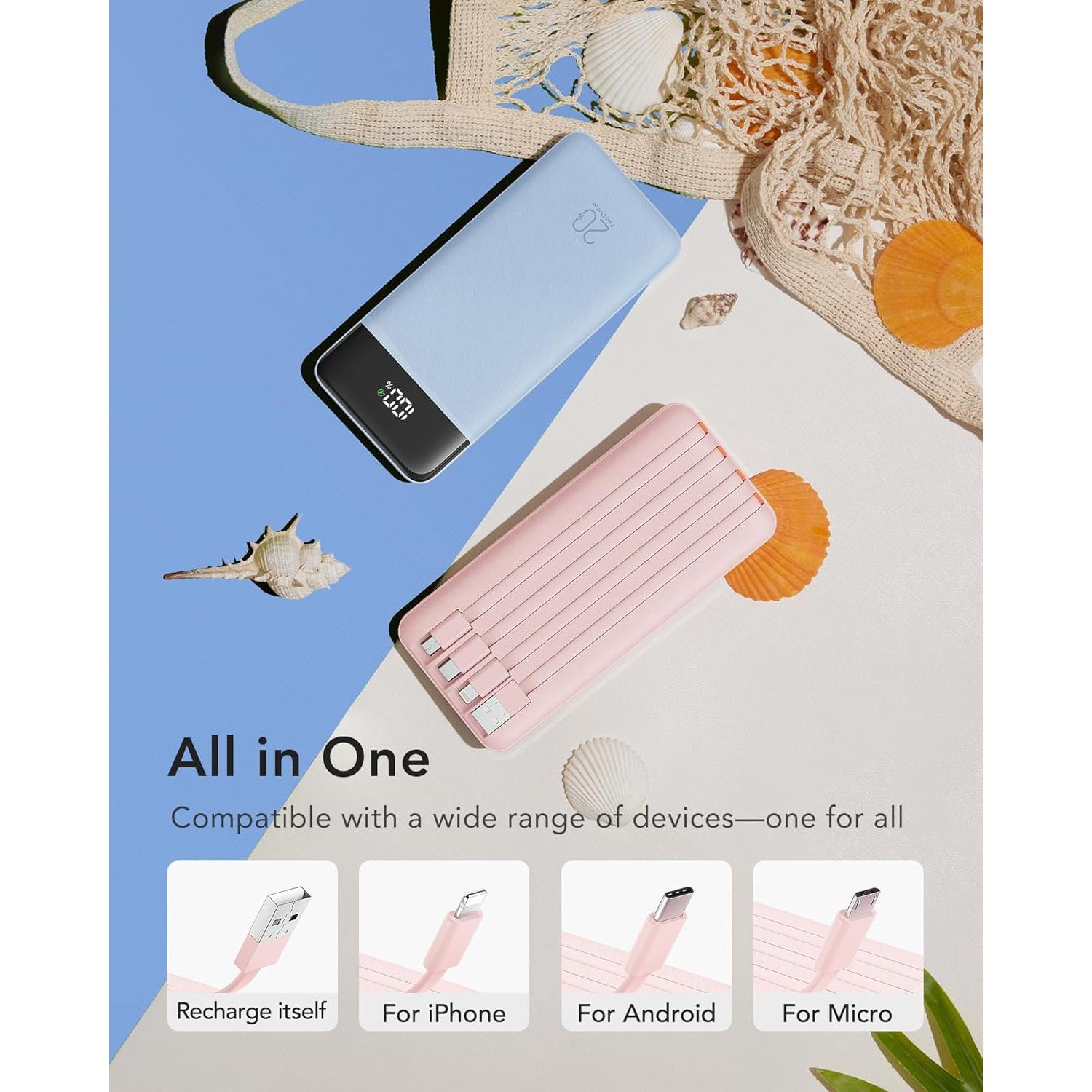 Cargador Portátil Charmast C2065 20000mAh Carga Rápida 20W