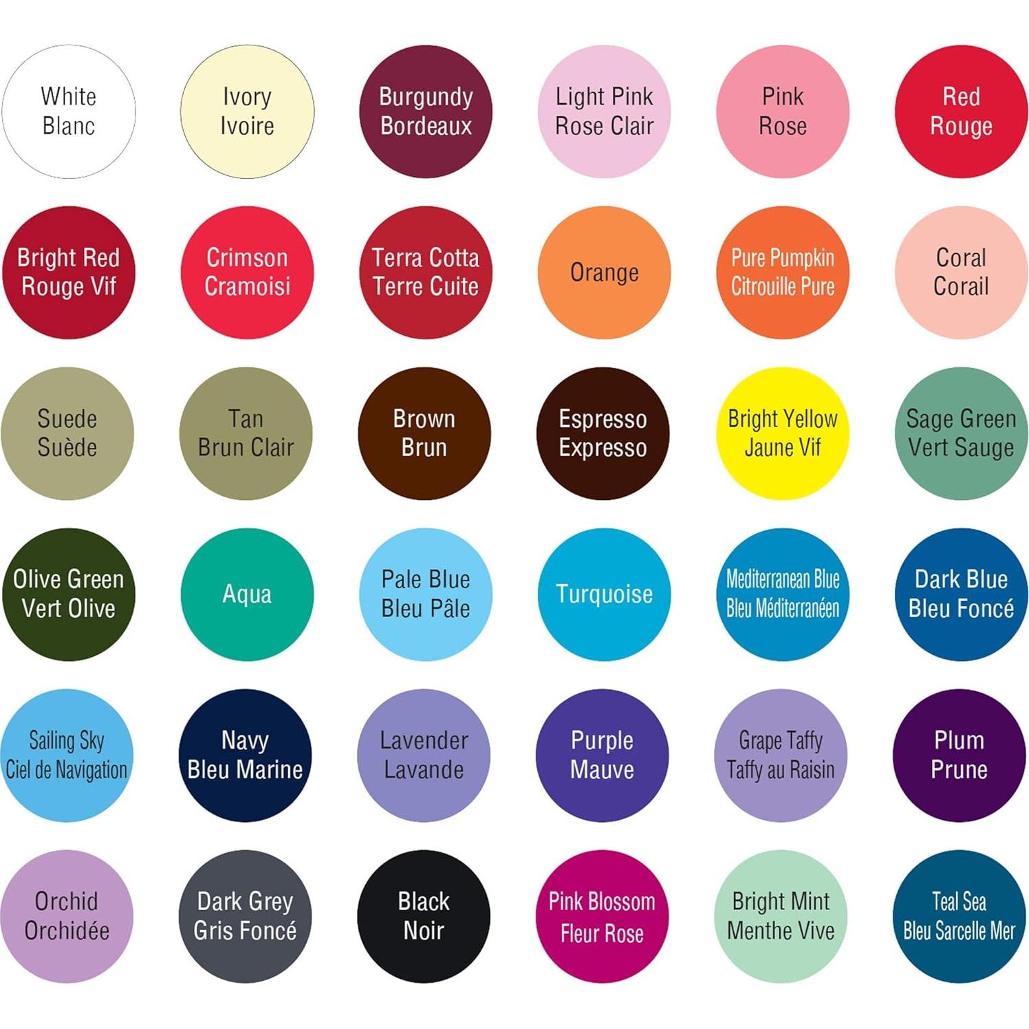 Juego de Pintura Acrílica Craft Smart 36 Piezas No Tóxicas