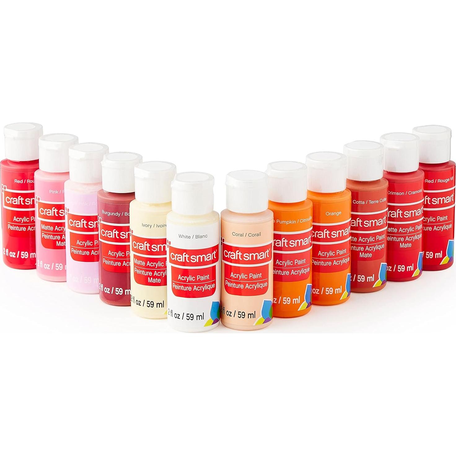 Juego de Pintura Acrílica Craft Smart 36 Piezas No Tóxicas