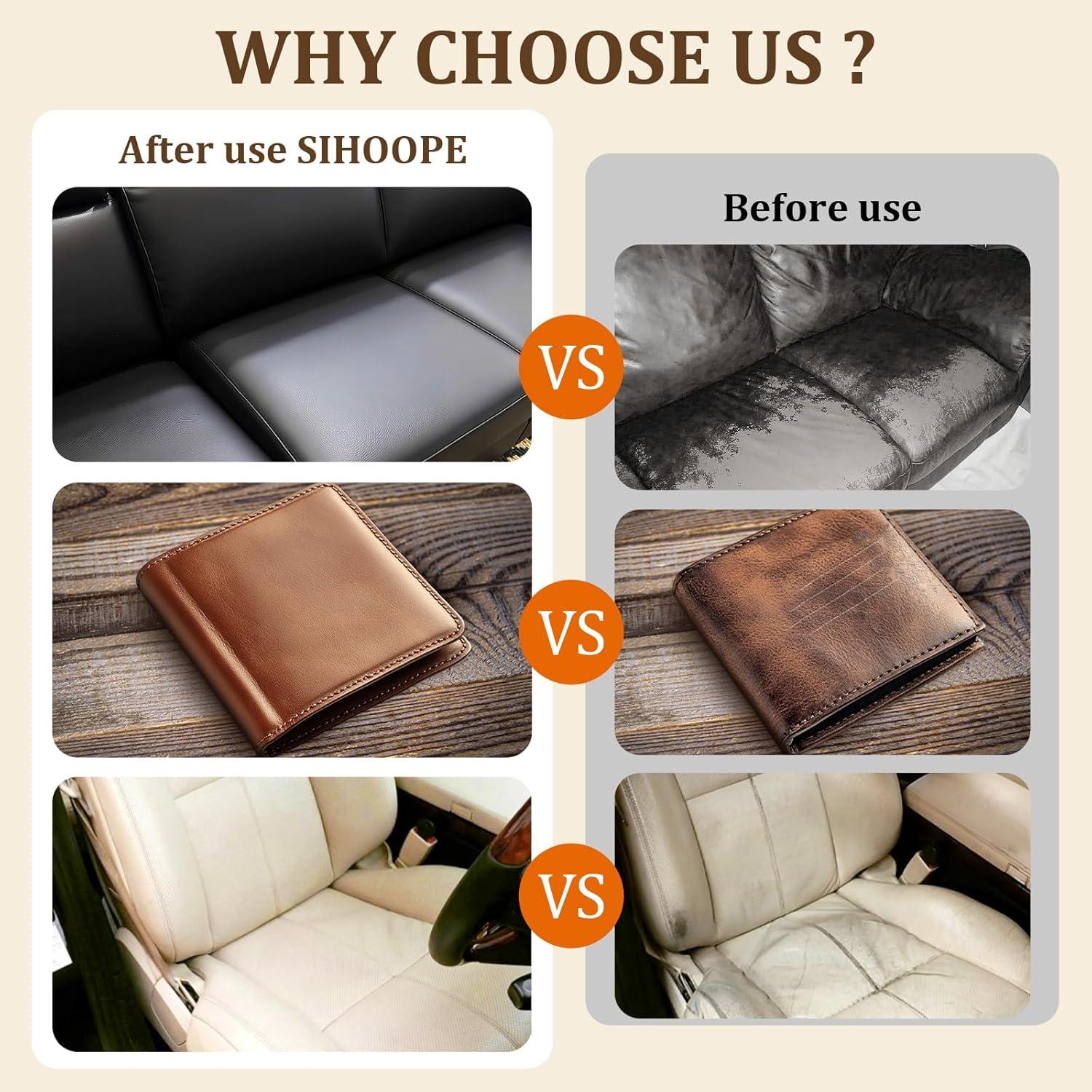 Bálsamo de Recoloración de Cuero SIHOOPE Blanco 305g