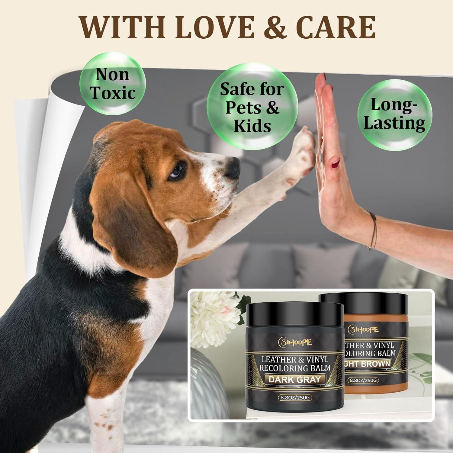 Bálsamo de Recoloración de Cuero SIHOOPE Blanco 305g