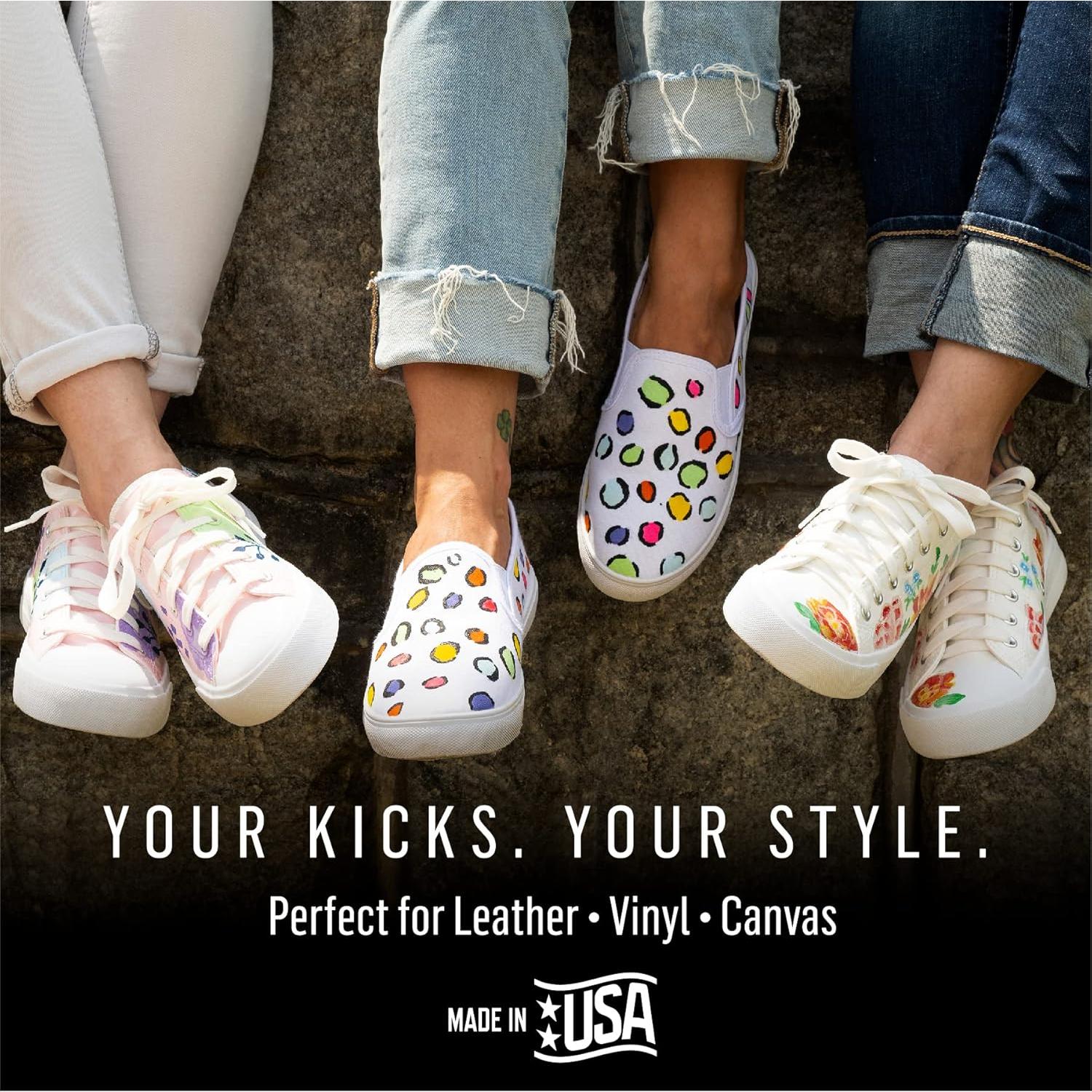 Pintura Acrílica para Cuero Kicks Studio Rosa Suave 60 ml