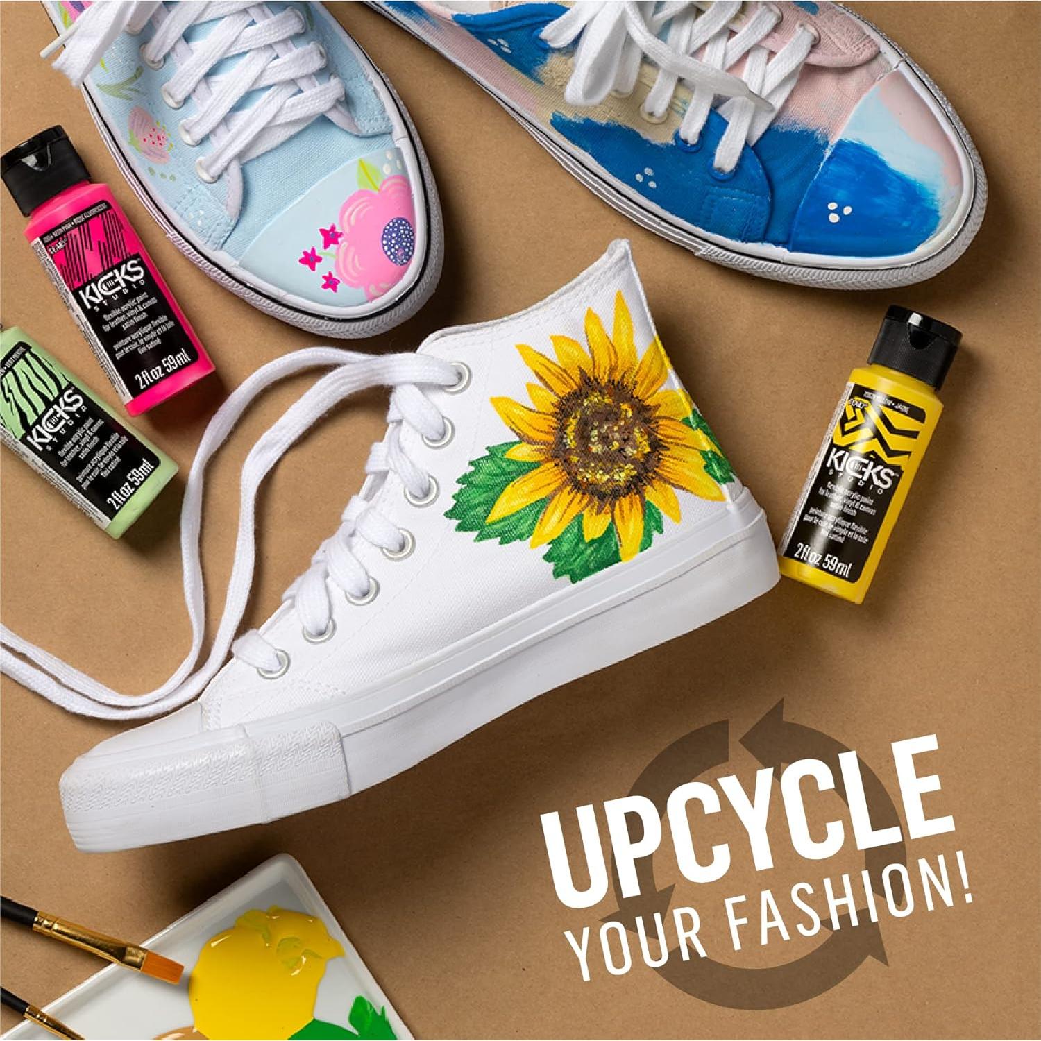 Pintura Acrílica para Cuero Kicks Studio Rosa Suave 60 ml