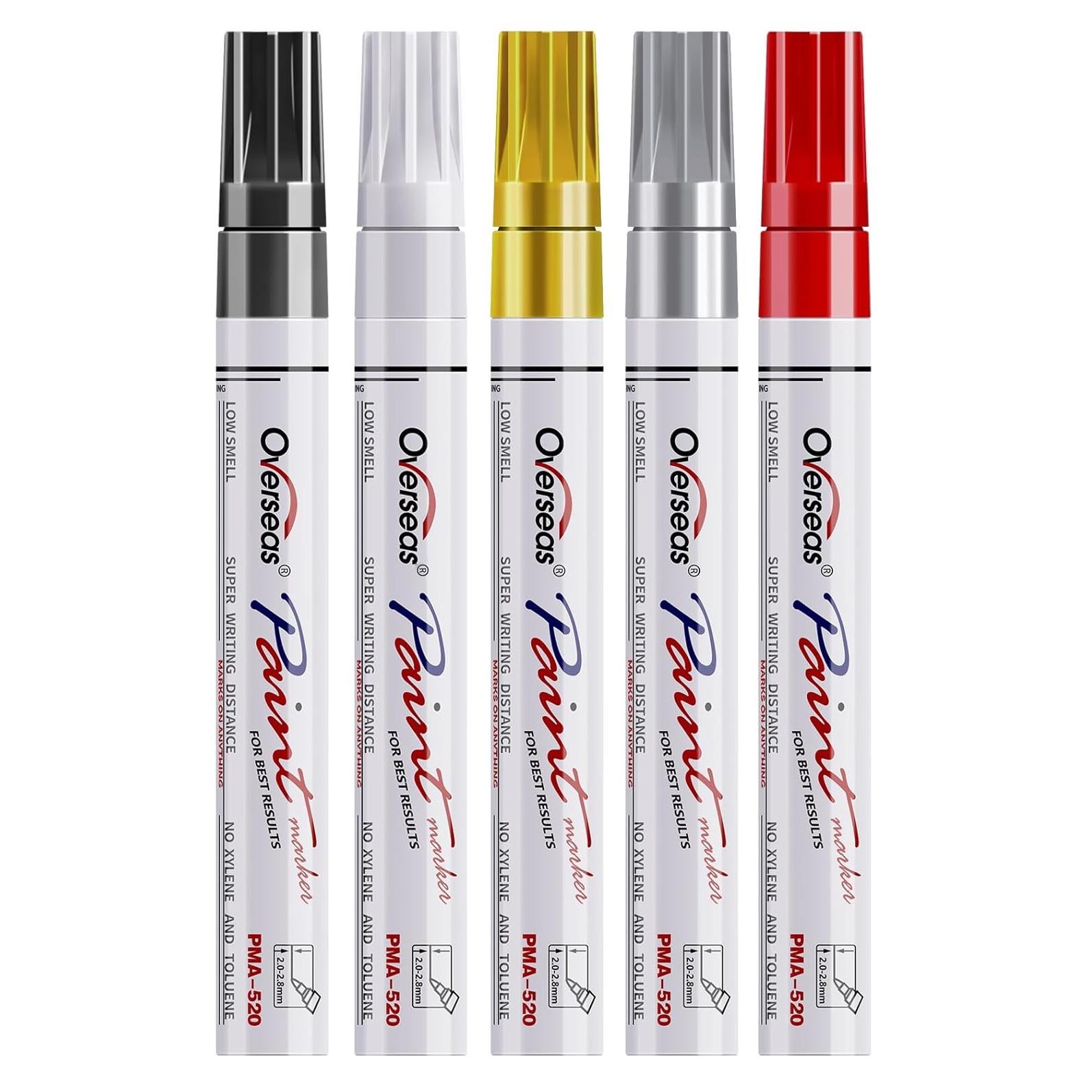 Marcadores de Pintura a Base de Aceite Overseas - Paquete de 5