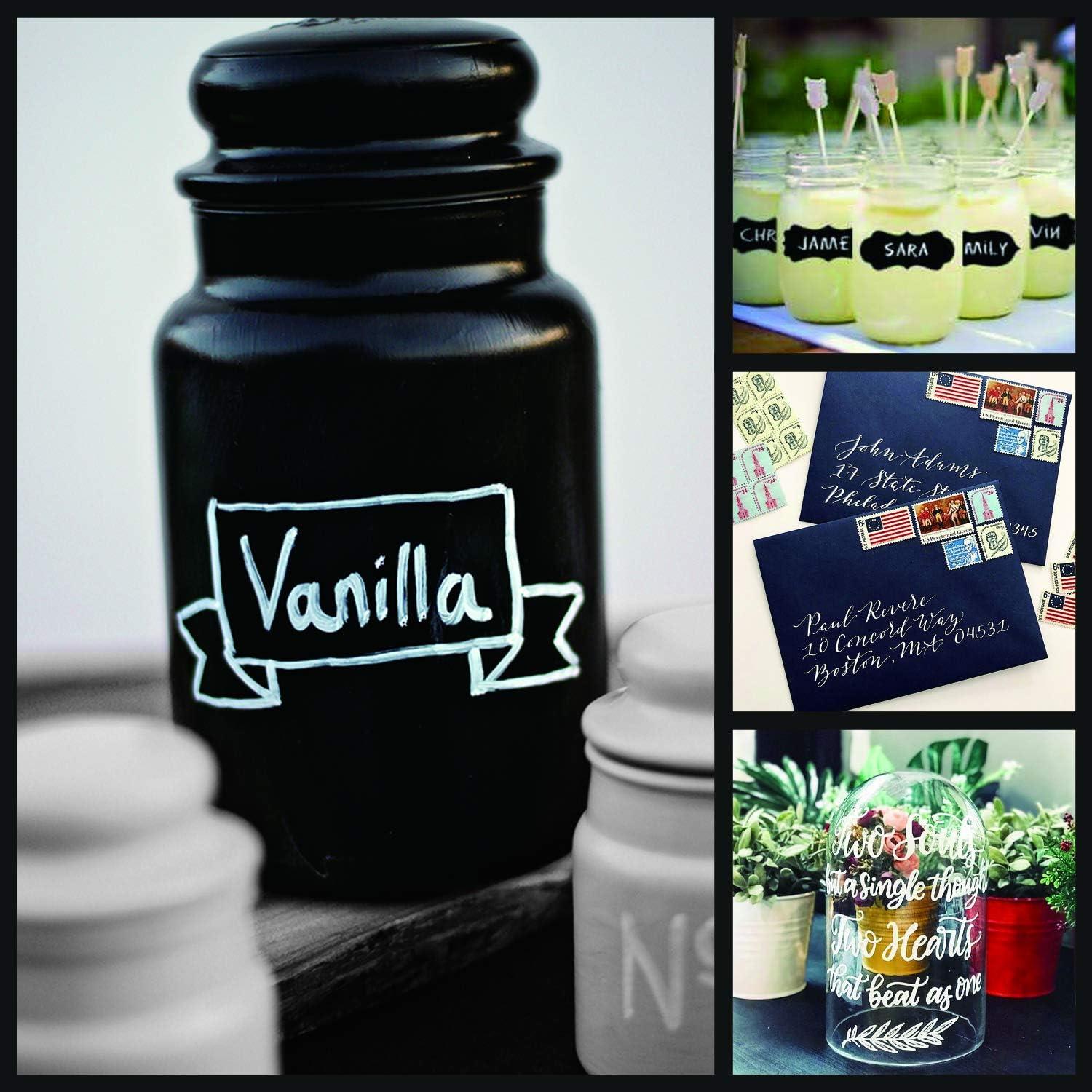 Bolígrafo de Pintura Acrílica Blanca FLYMAX 0.7mm Paquete 6