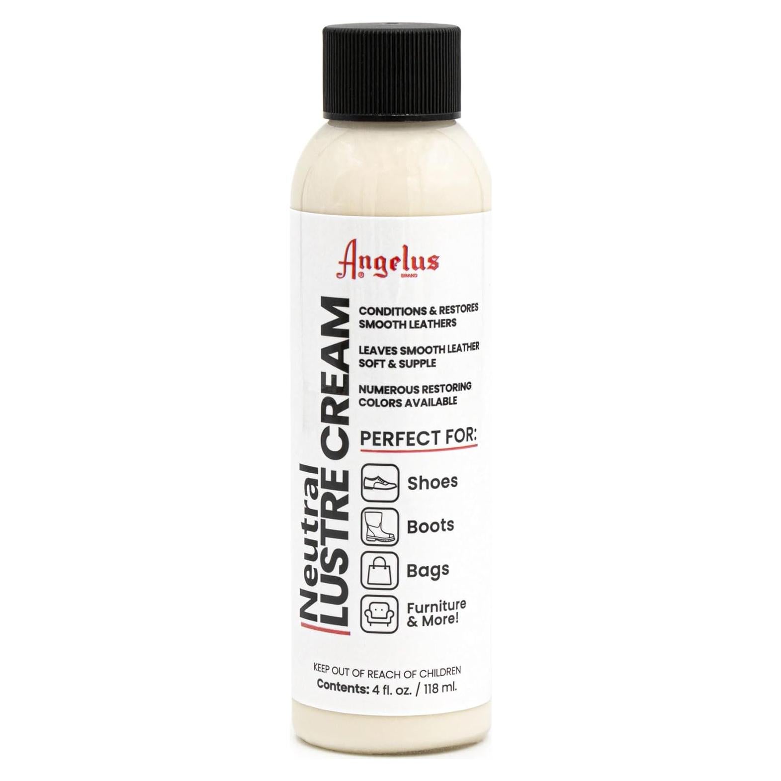 Crema para Zapatos Angelus Neutra 113.4g - Restaura y Condiciona Cuero