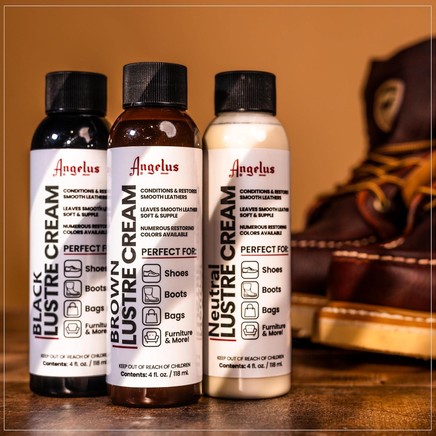 Crema para Zapatos Angelus Neutra 113.4g - Restaura y Condiciona Cuero