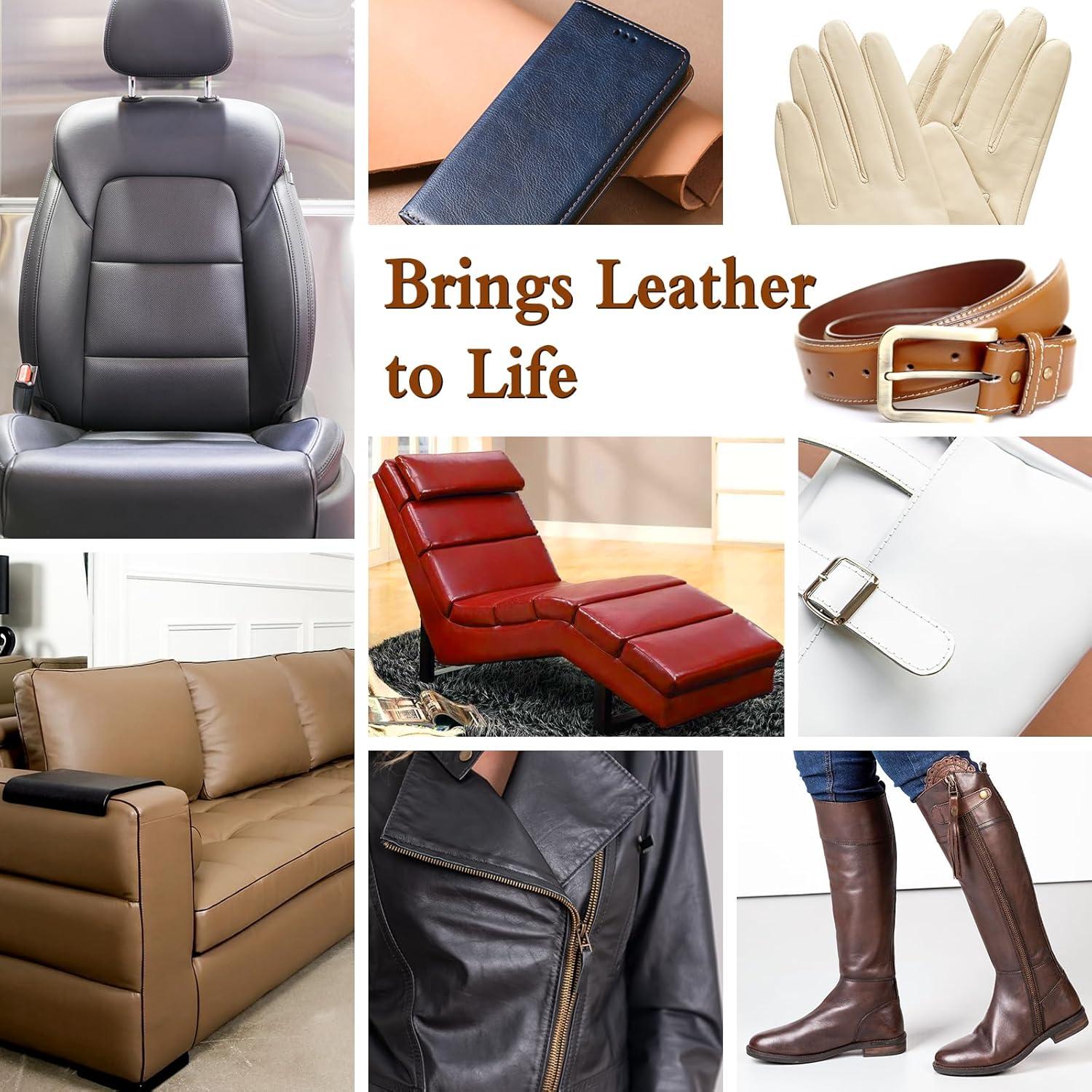 Kit de Reparación de Cuero Blanco Resyruly 351g Restaurador