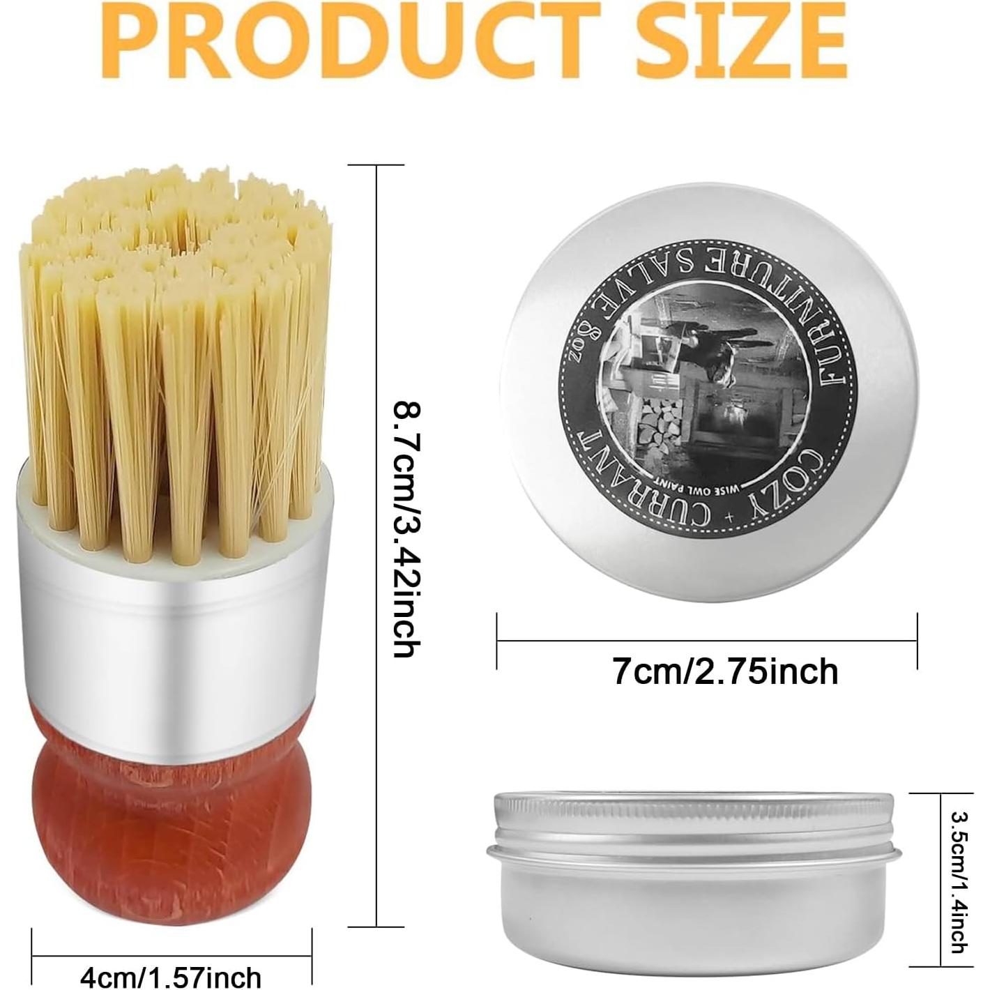 Salve para Muebles de Cuero H2ONDBQF 113g - Limpiador y Reparador