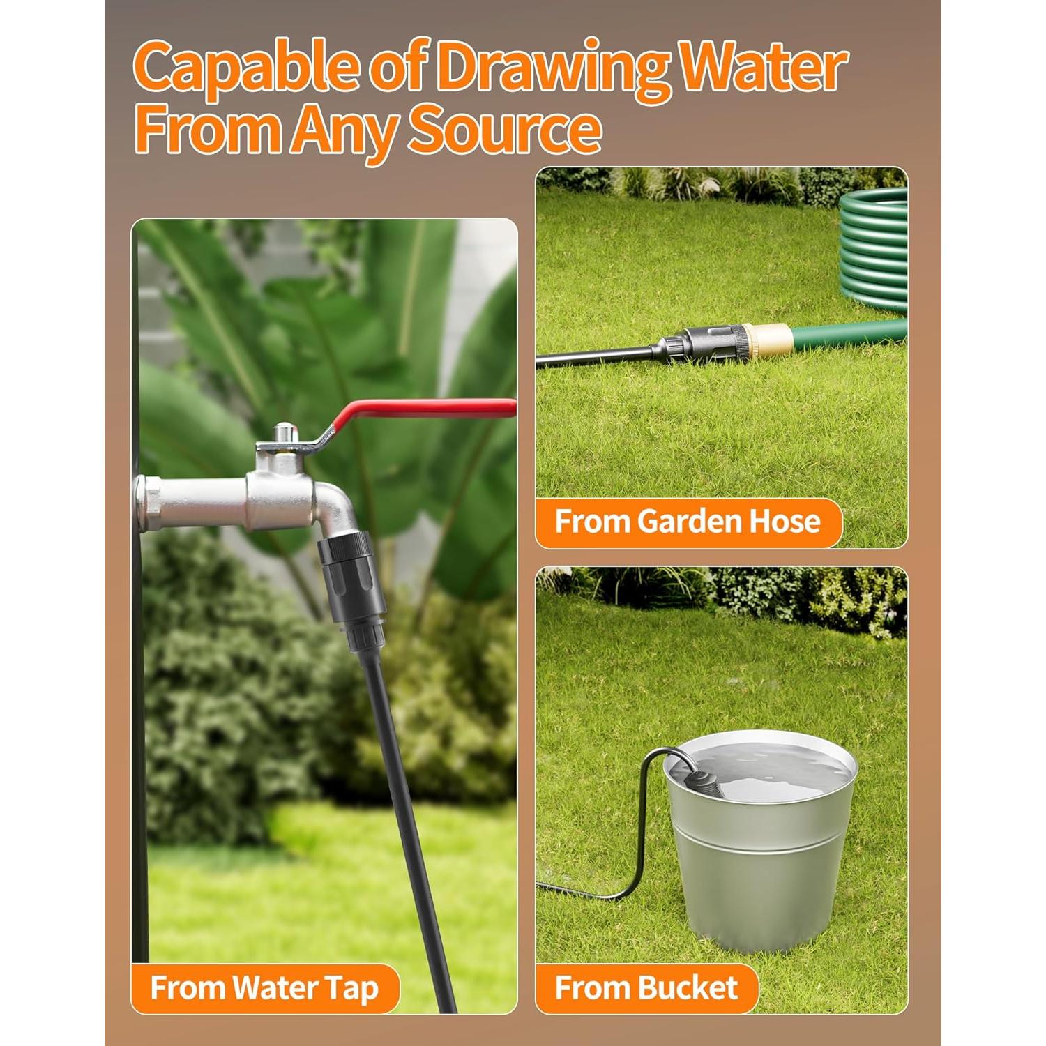 Lavadora a Presión Inalámbrica MIMYTH 1200 PSI 4.0Ah Portátil