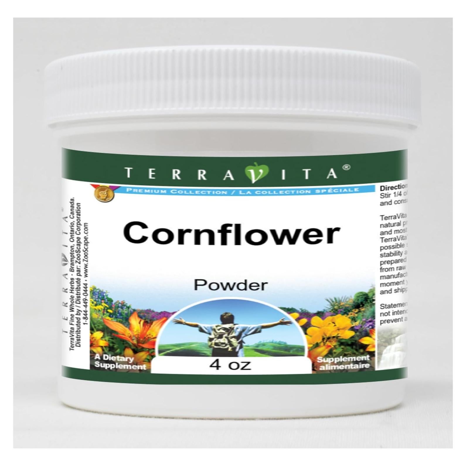 Polvo de Aciano TerraVita 340 g - Paquete de 3 sin rellenos