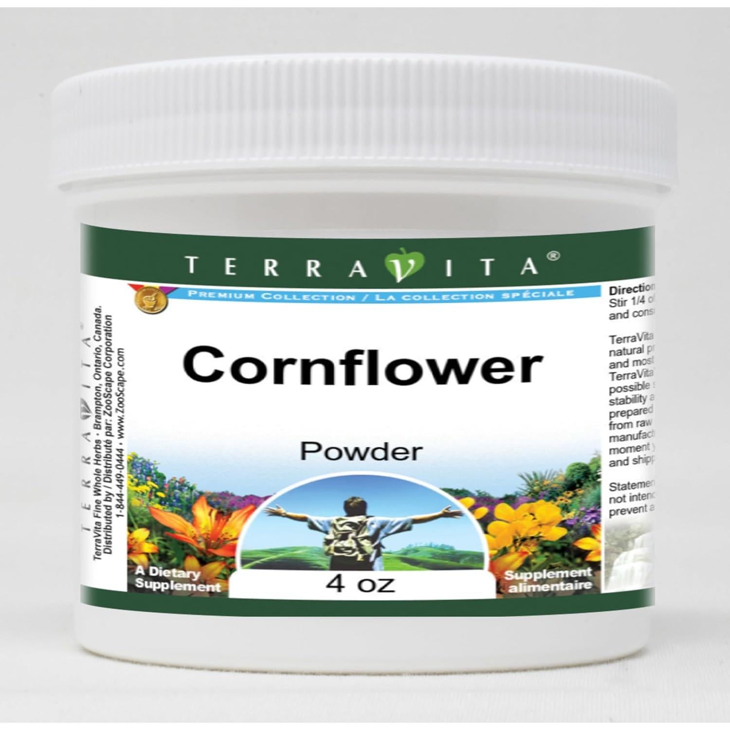 Polvo de Aciano TerraVita 340 g - Paquete de 3 sin rellenos