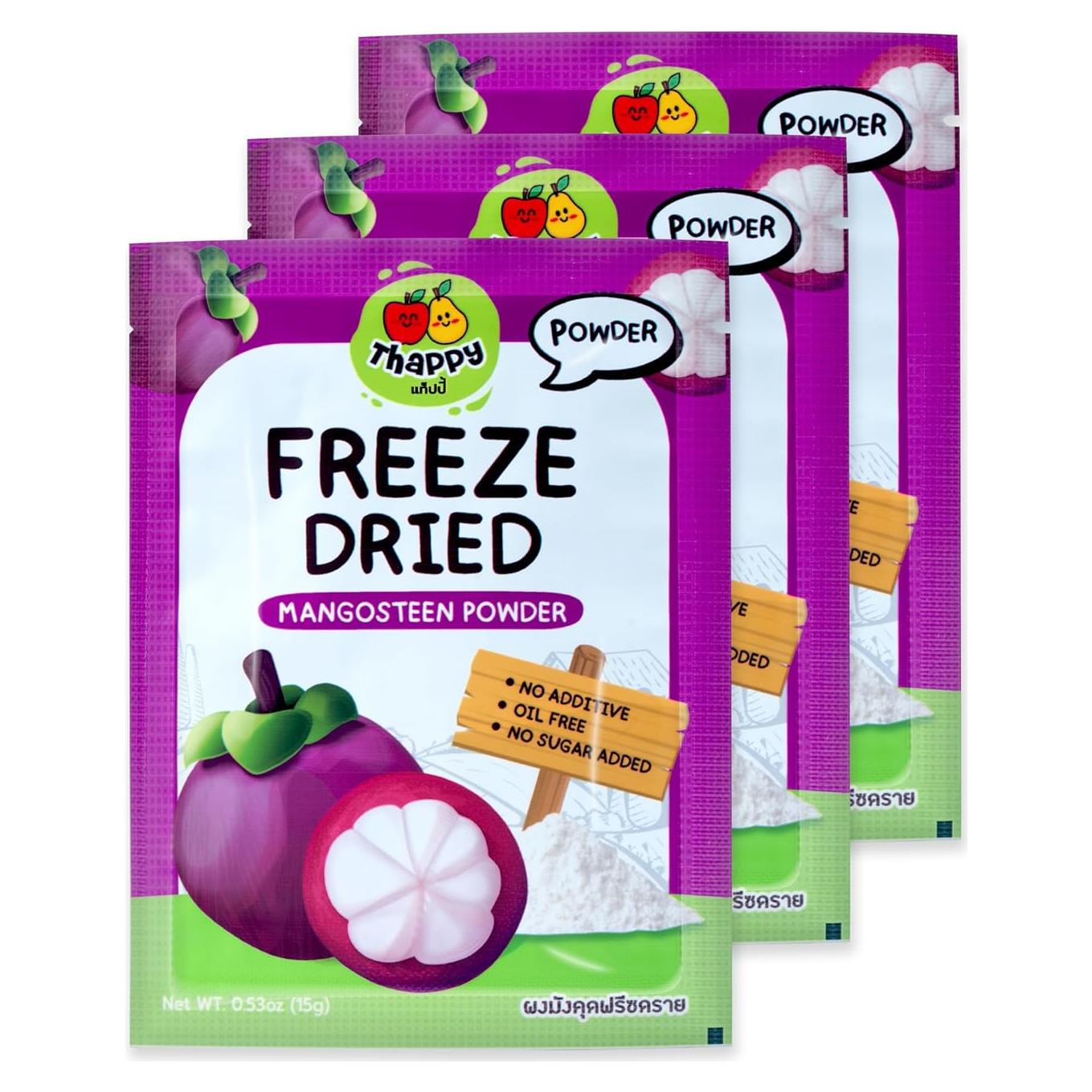 Polvo de Mangostán Deshidratado Thappy Fruit 45g - Sin Aditivos