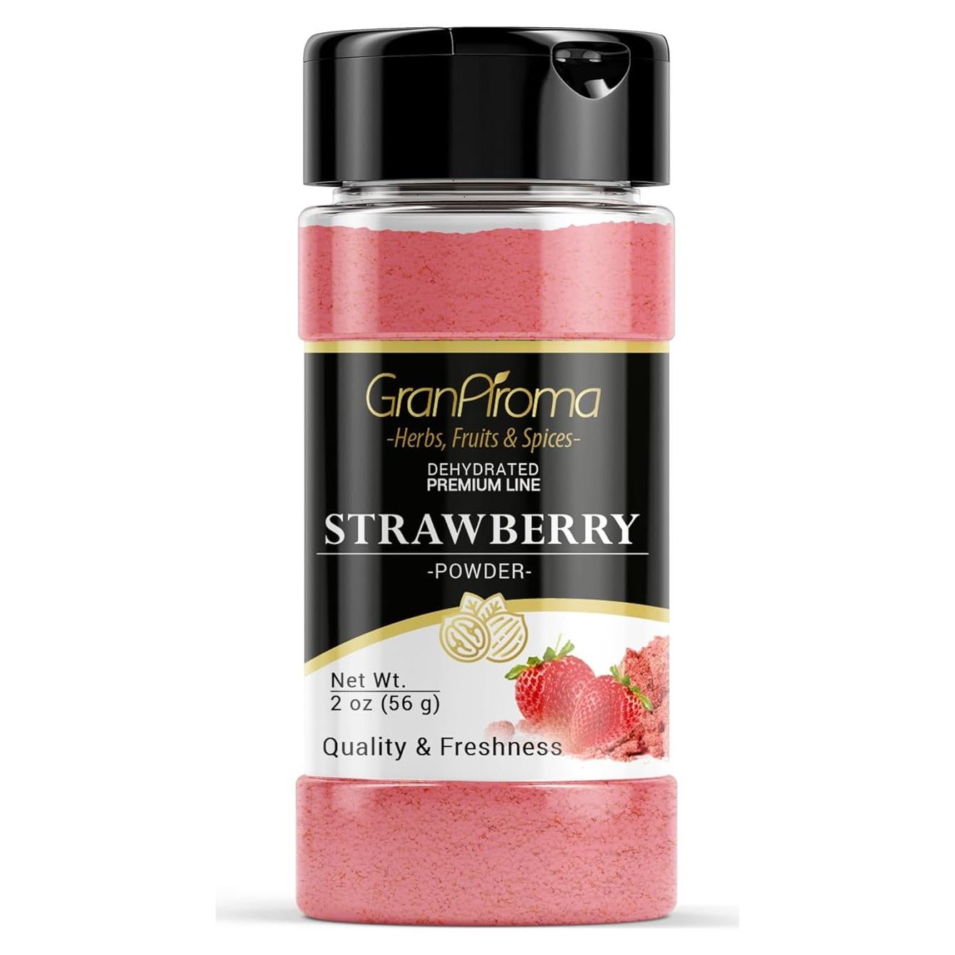 Polvo de Fruta de Fresa GranAroma 56.7g - Ideal para Batidos y Postres