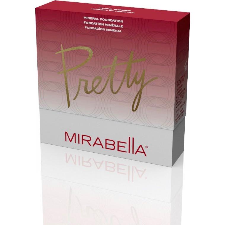 Maquillaje en Polvo Compacto Mirabella Pure Press HD Piel Sensible