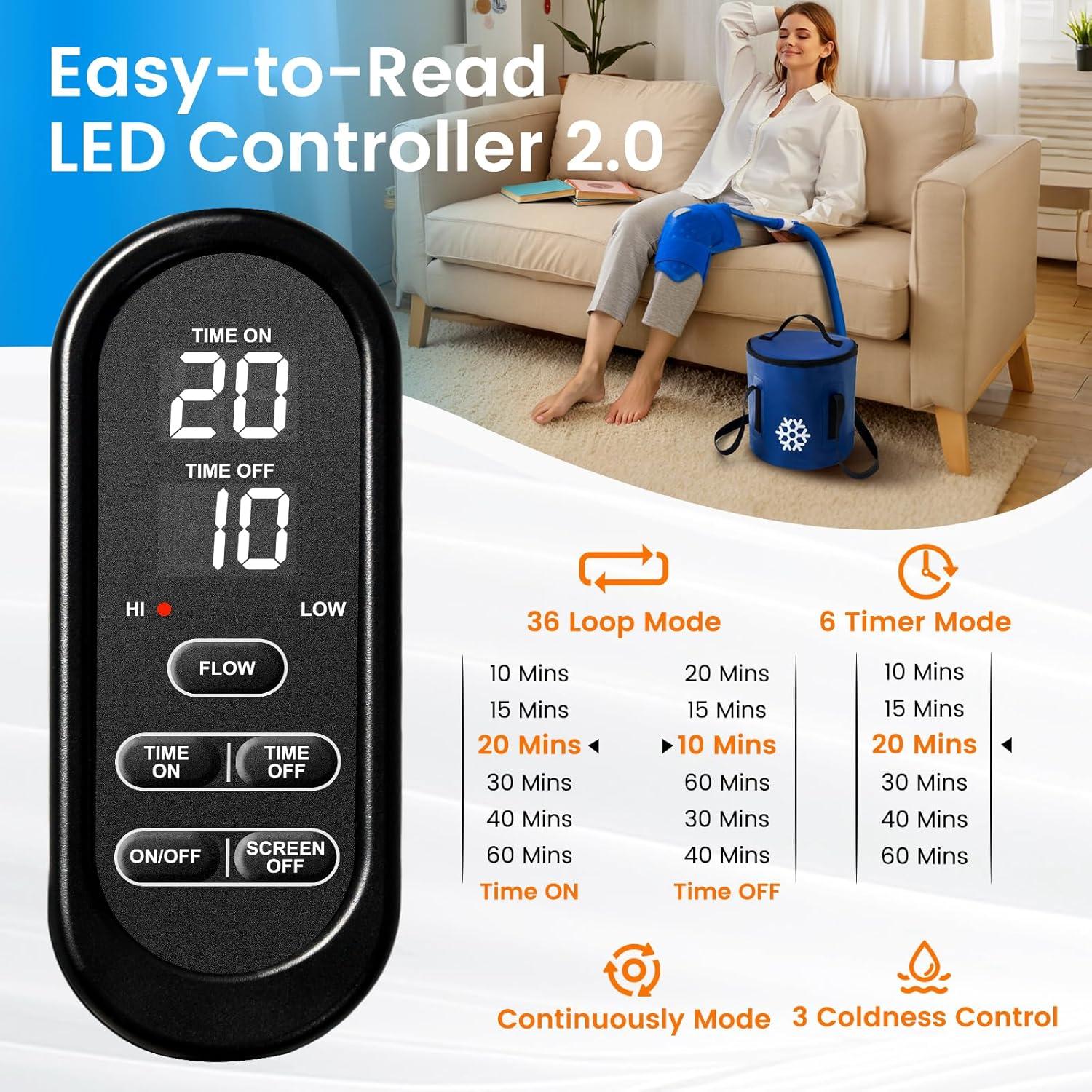 Máquina de Terapia Fría GALINAND para Rodilla y Tobillo