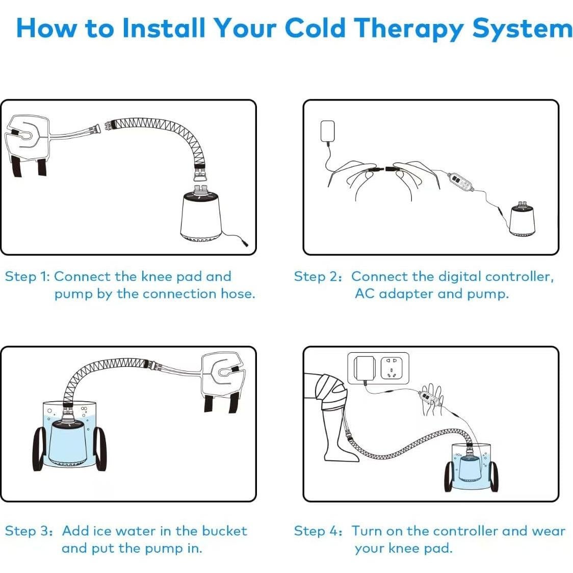 Máquina de Terapia Fría GALINAND para Rodilla y Tobillo