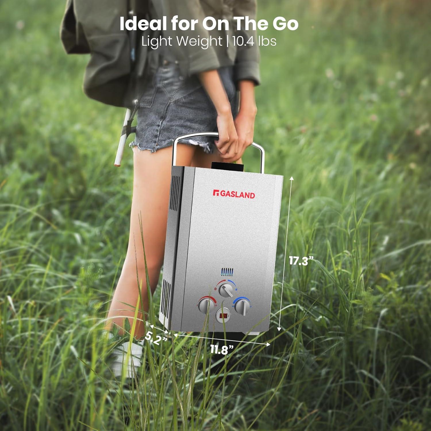 Calentador de Agua Sin Tanque GASLAND BE158S 6L 1.58 GPM Propano