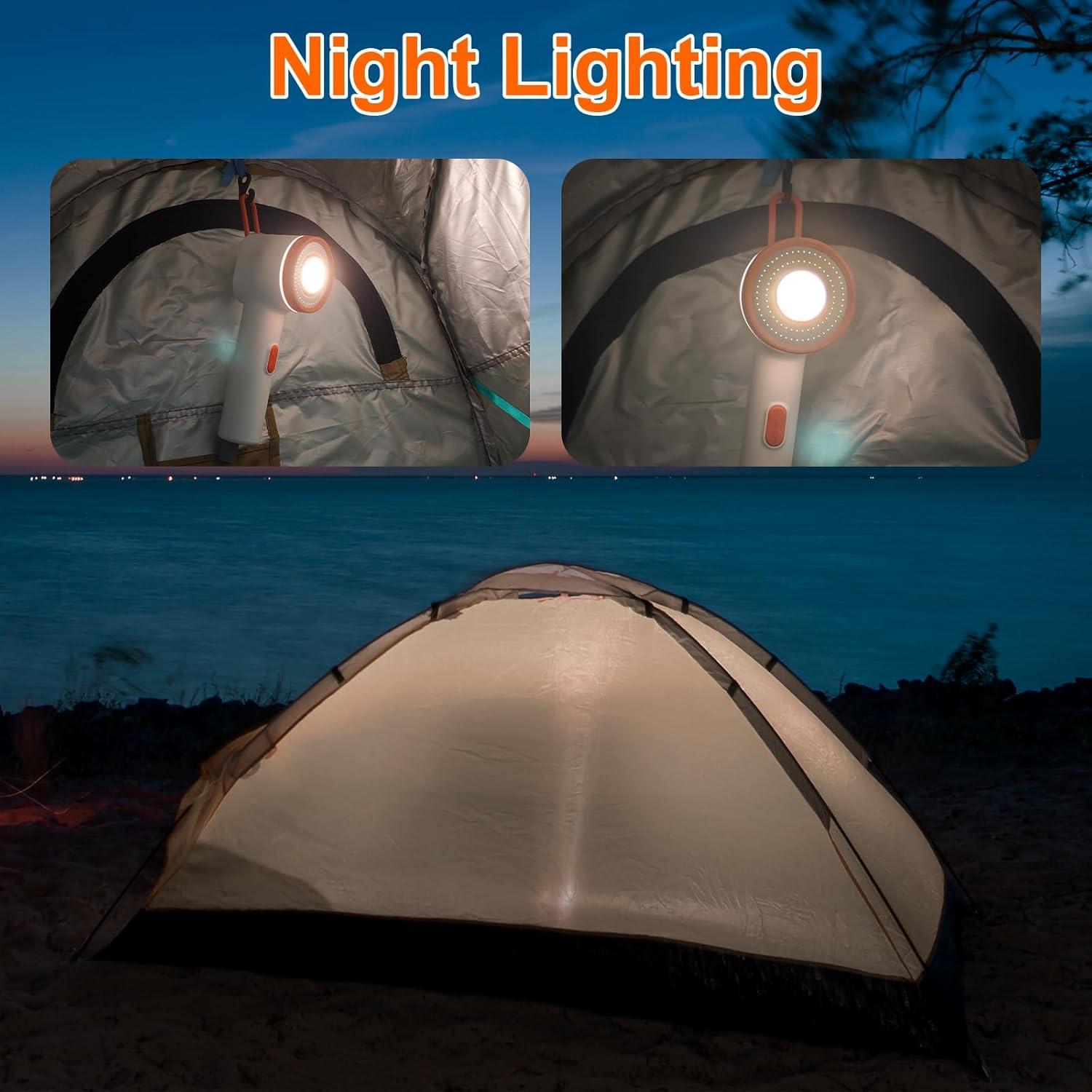 Ducha de Camping Portátil Brarvagur con Filtro y Luz LED