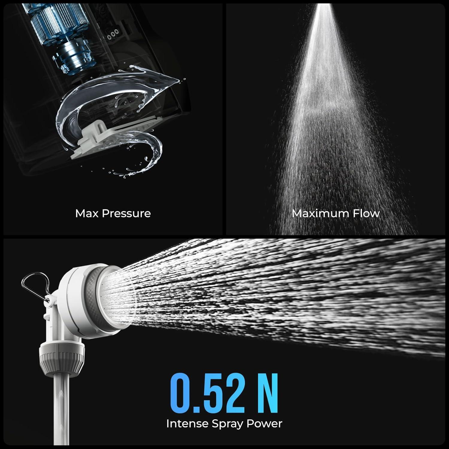 Cubo de Ducha Portátil FLEXTAILGEAR 20L con Bomba Eléctrica