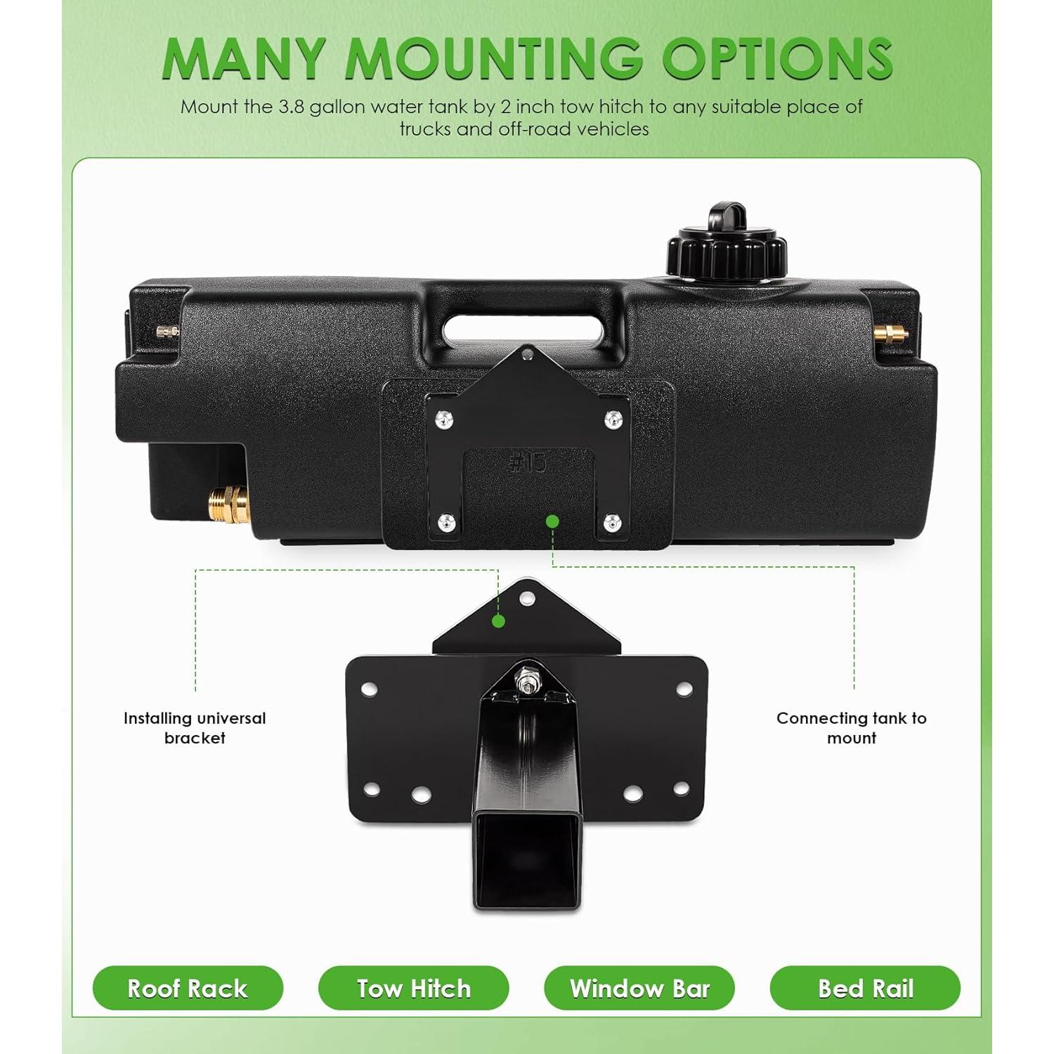 Tanque de Agua Autopresurizado 15.14L Yoursme para Camping