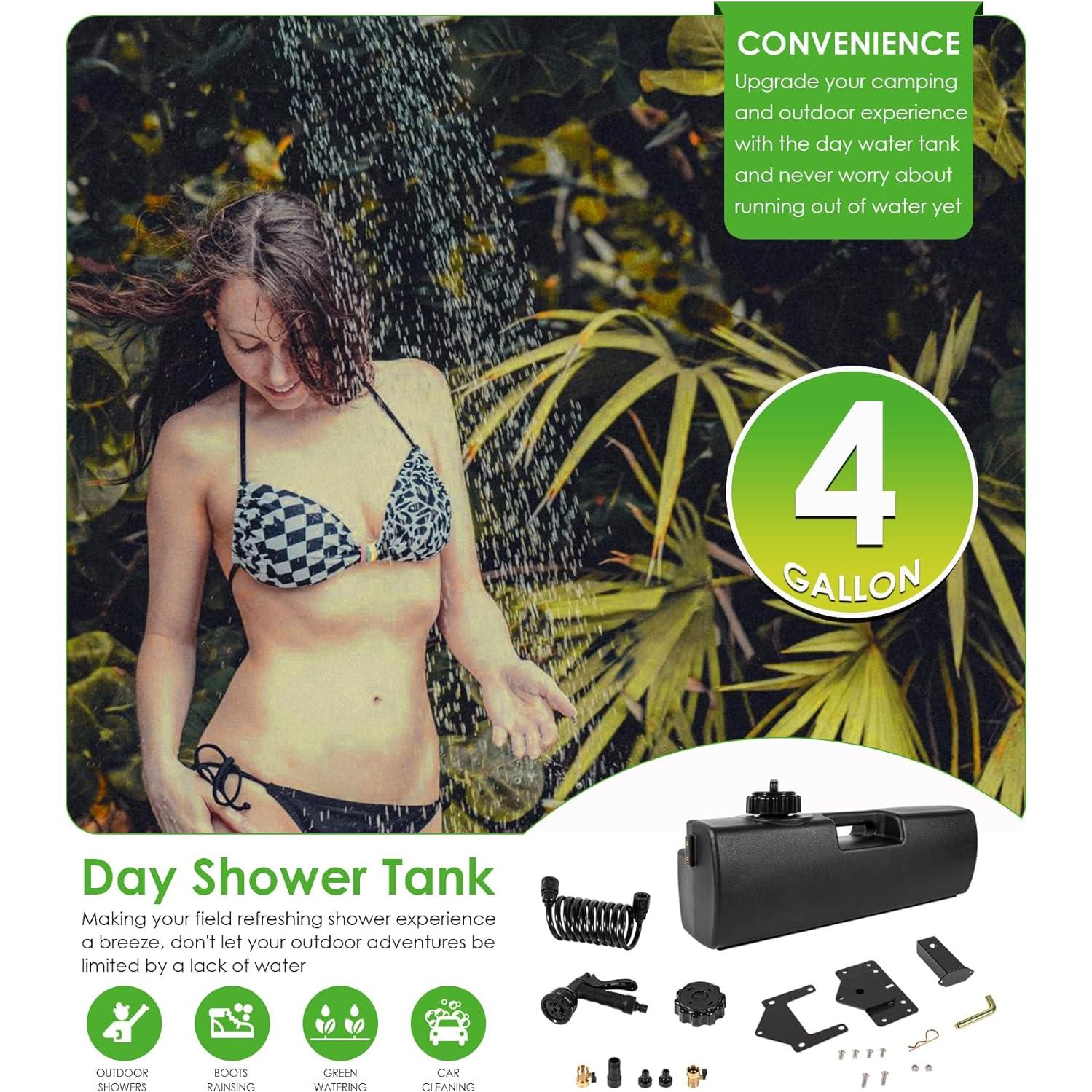 Tanque de Agua Autopresurizado 15.14L Yoursme para Camping