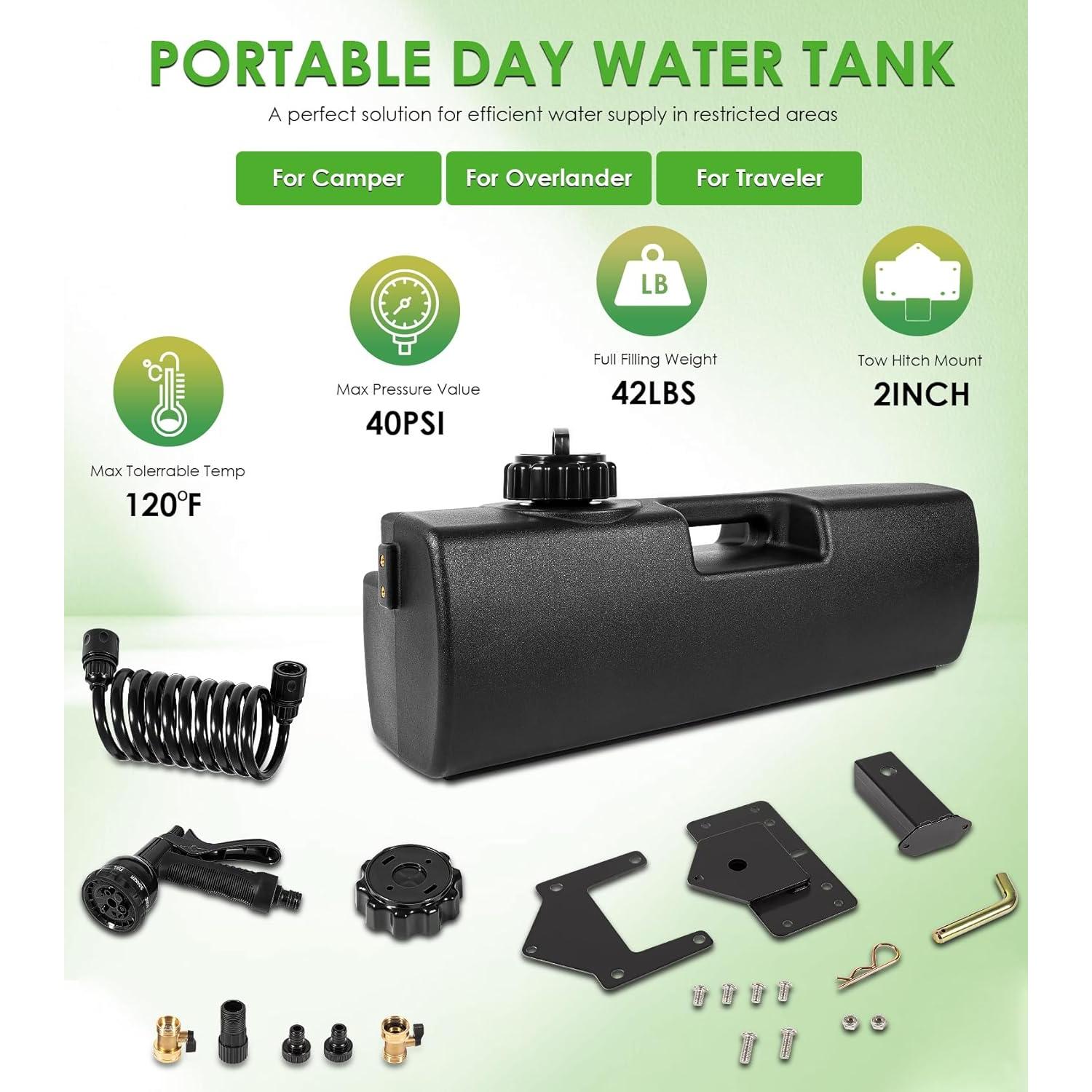 Tanque de Agua Autopresurizado 15.14L Yoursme para Camping