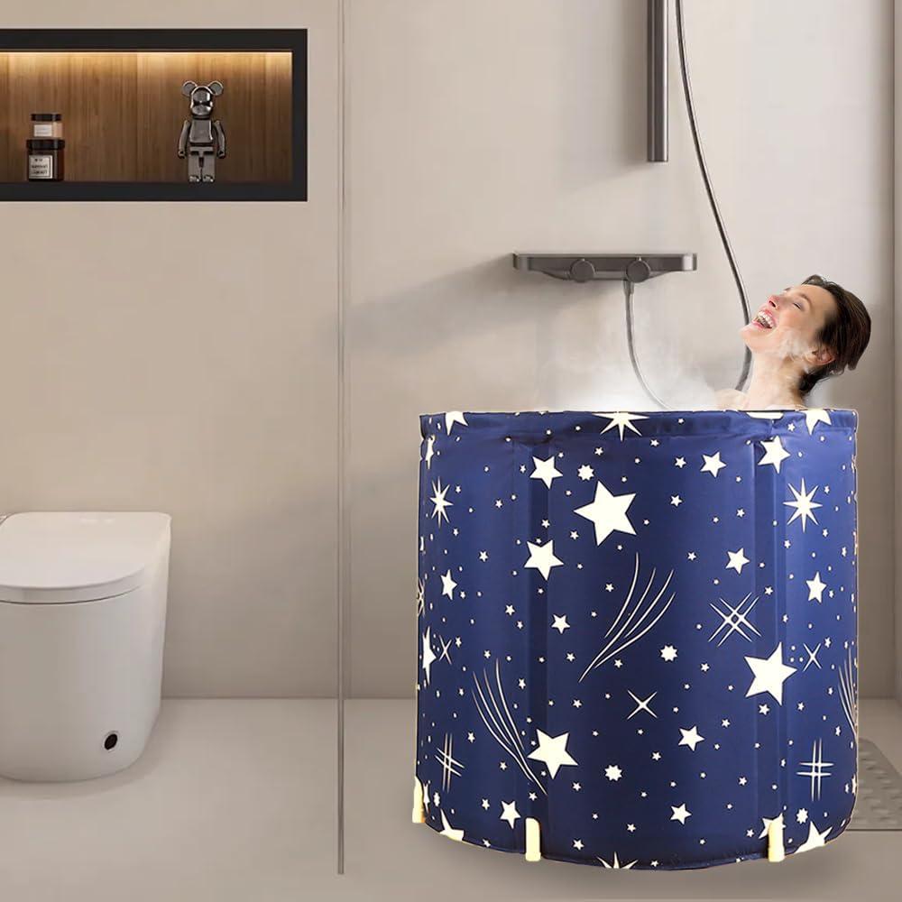 Bañera Plegable Portátil STARBRILLIANT 70 cm Cielo Estrellado
