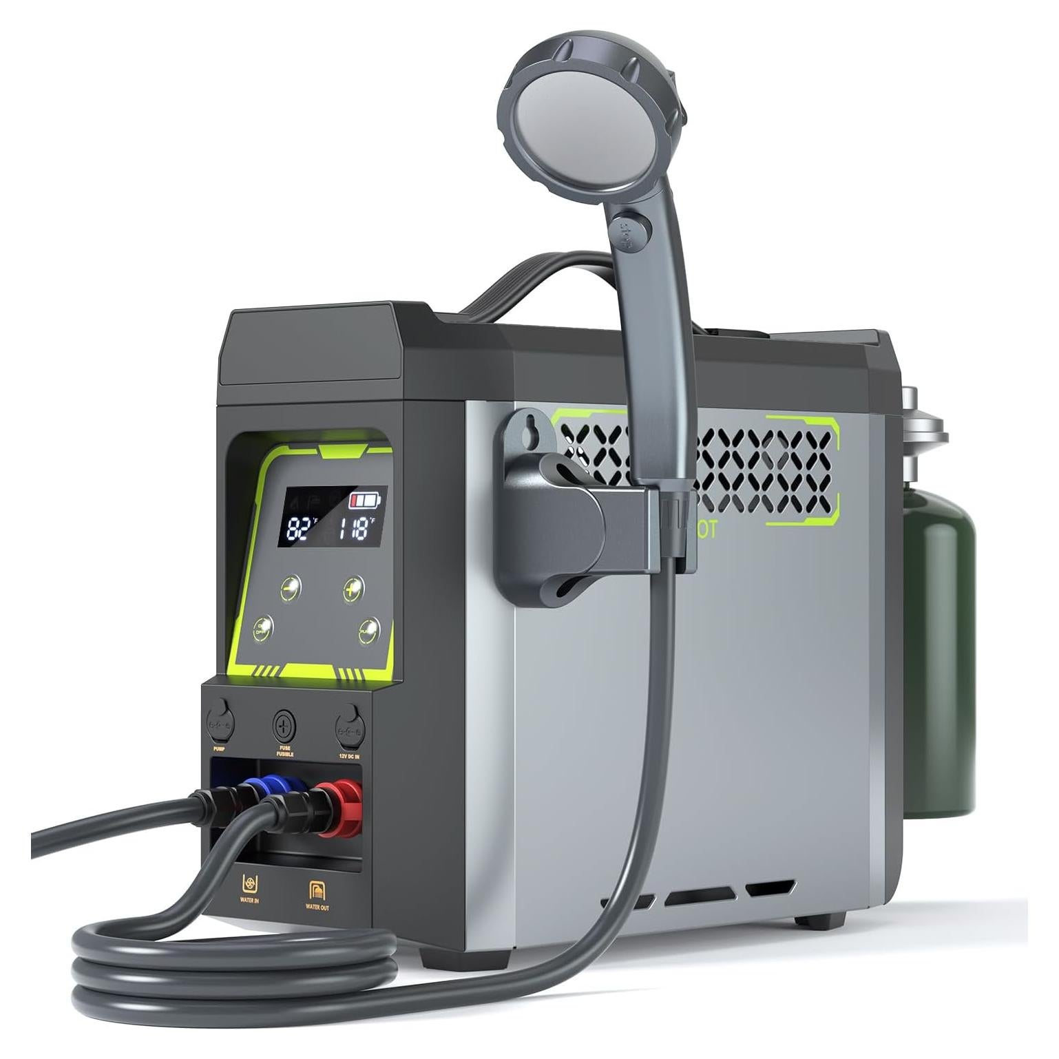 Calentador de Agua Portátil Jocoevol a Propano 20,000 BTU