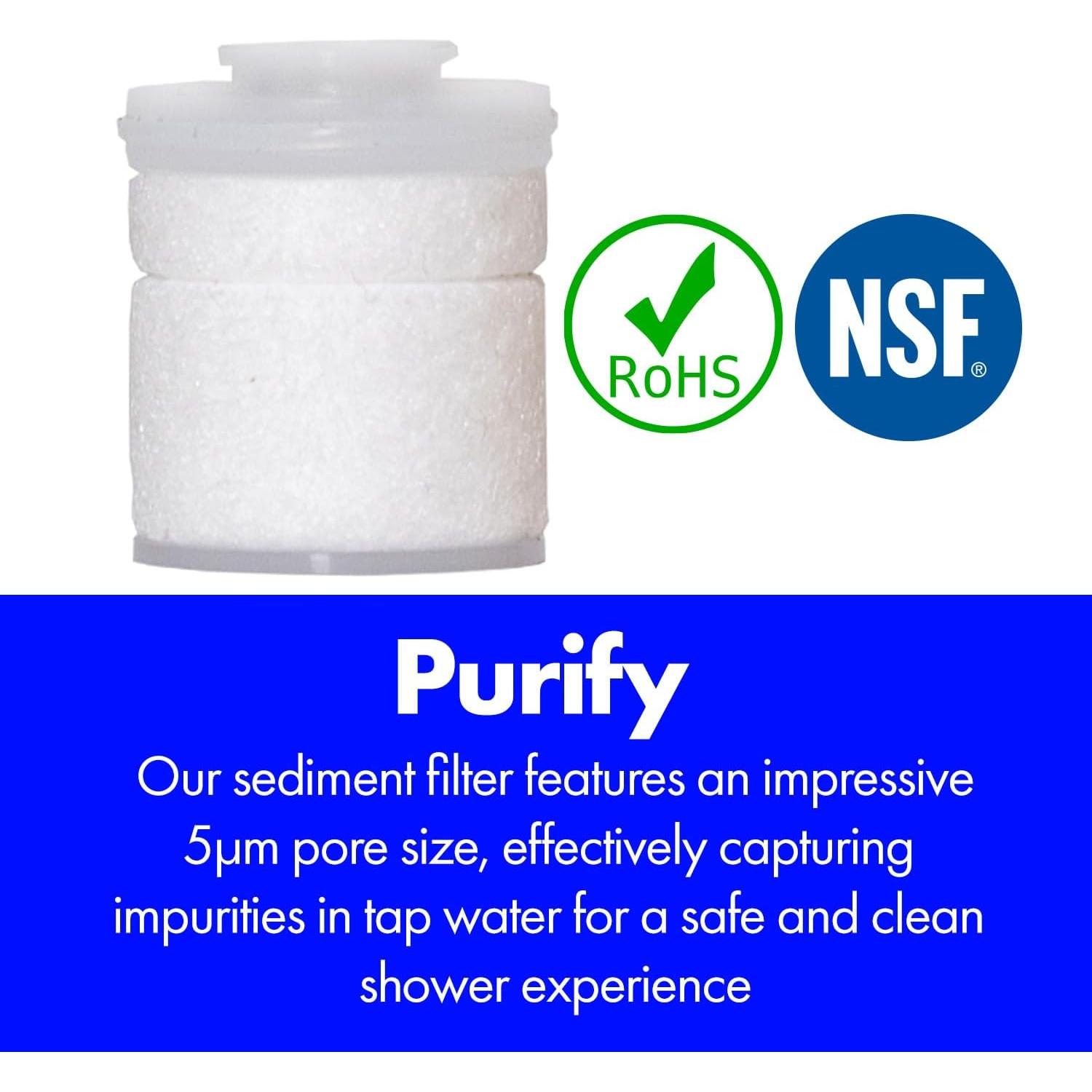 Filtro de Ducha Dr. Piel - Compacto y Ligero para Viajes