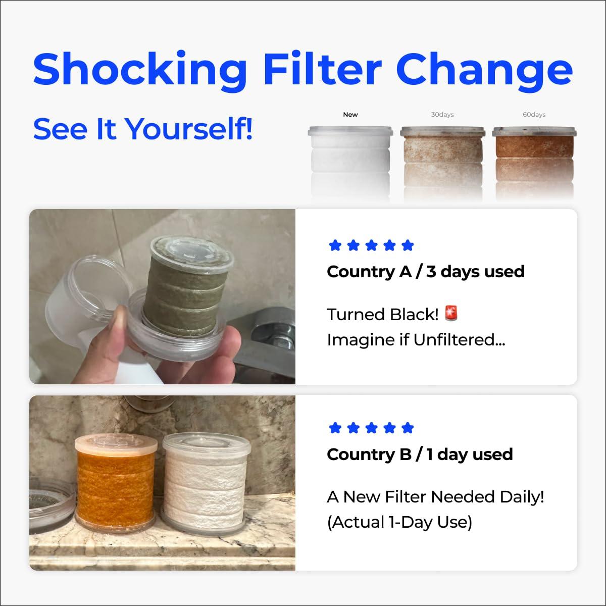 Ducha de Viaje BODYLUV Puresome Compacta con Filtro Puro