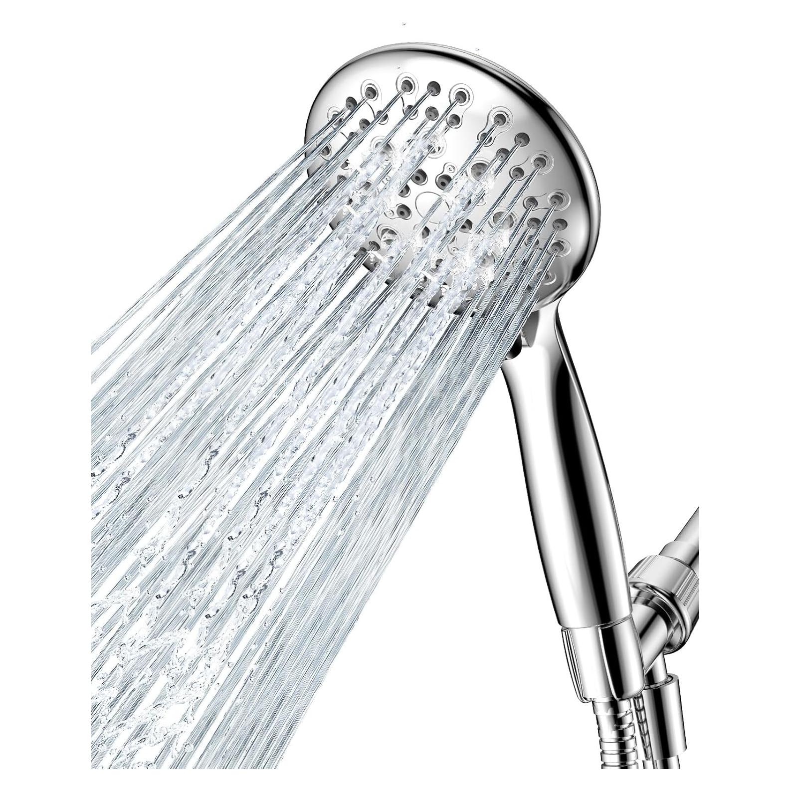 Cabezal de Ducha de Alta Presión JDO 6 Modos Cromo 149.86 cm