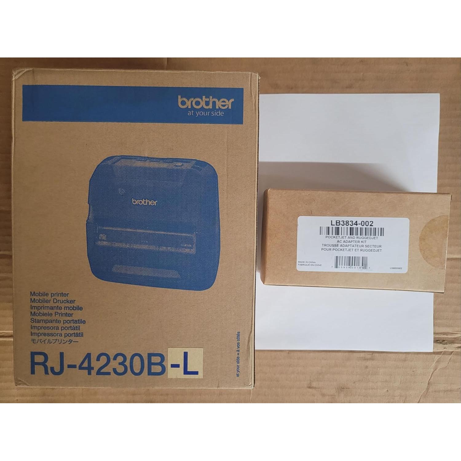 Impresora Móvil Brother RJ4230BL 4" USB Bluetooth 203 dpi