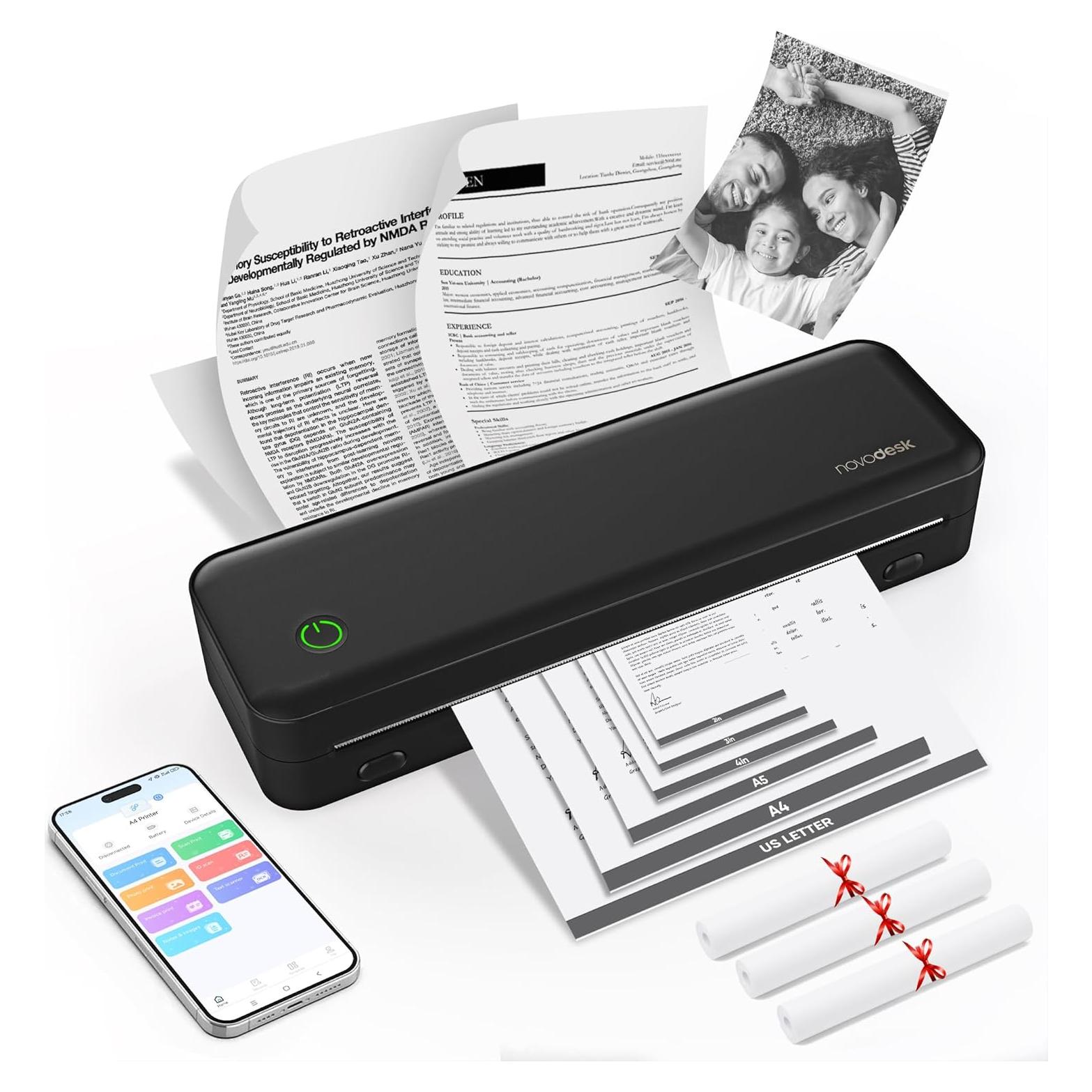 Impresora Térmica Portátil Deli AZ5005 Bluetooth 300DPI